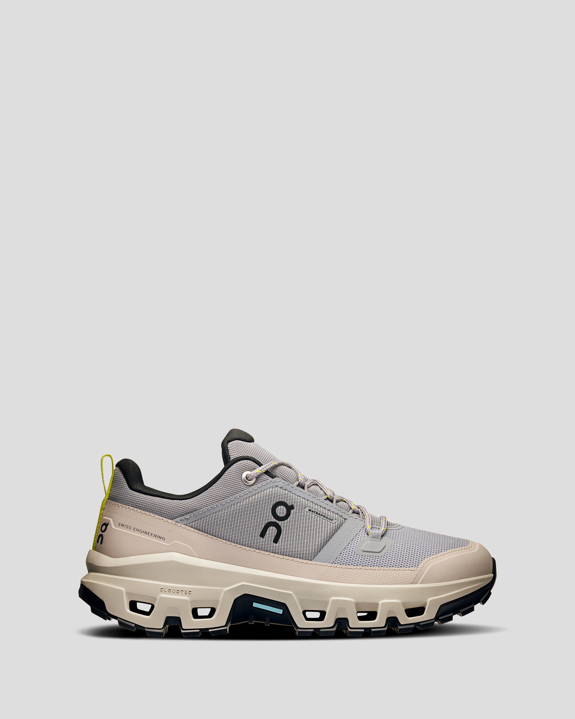 Women's On Cloudrock Low Hiking Shoes - Lightweight Waterproof Trail Running Shoes for Women, Alloy/Ice Color - Perfect for Outdoor Adventures, Hiking & Travel