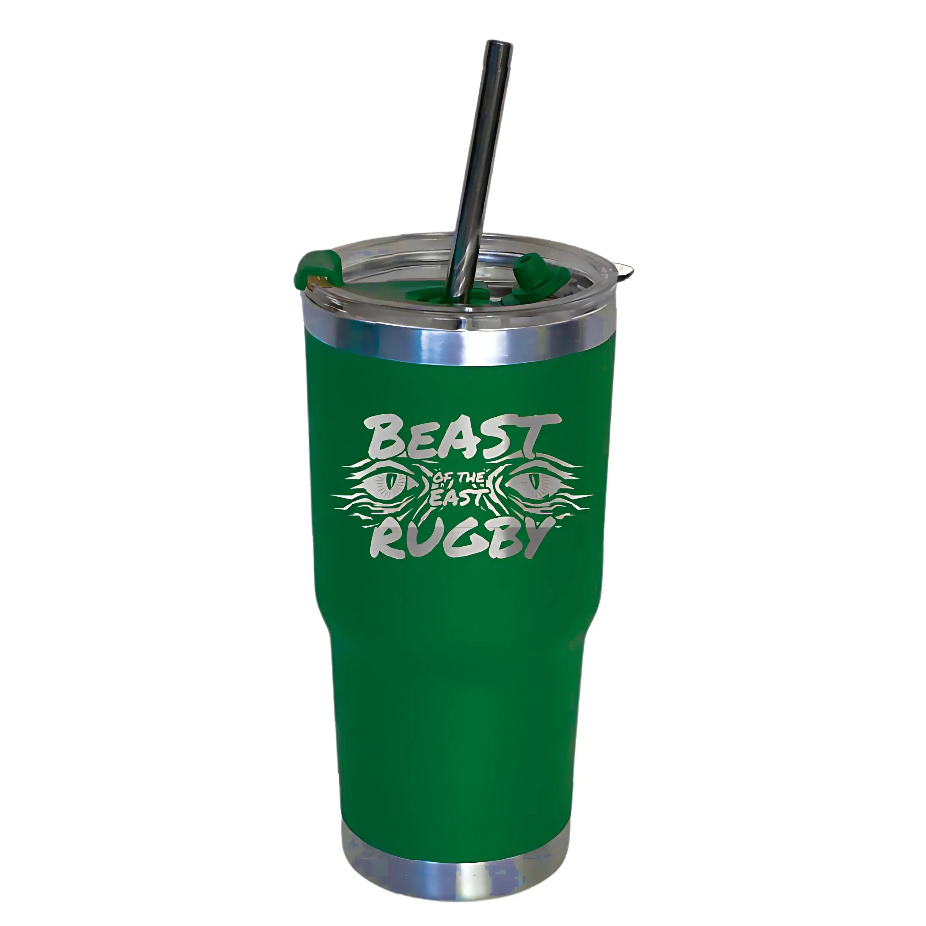 Beast Rugby 20oz Insulated Stainless Steel Tumbler - Double Wall Vacuum Mug for Hot & Cold Drinks, Leakproof Travel Cup for Coffee, Tea, Sports, Gym, Office & Outdoor Adventures