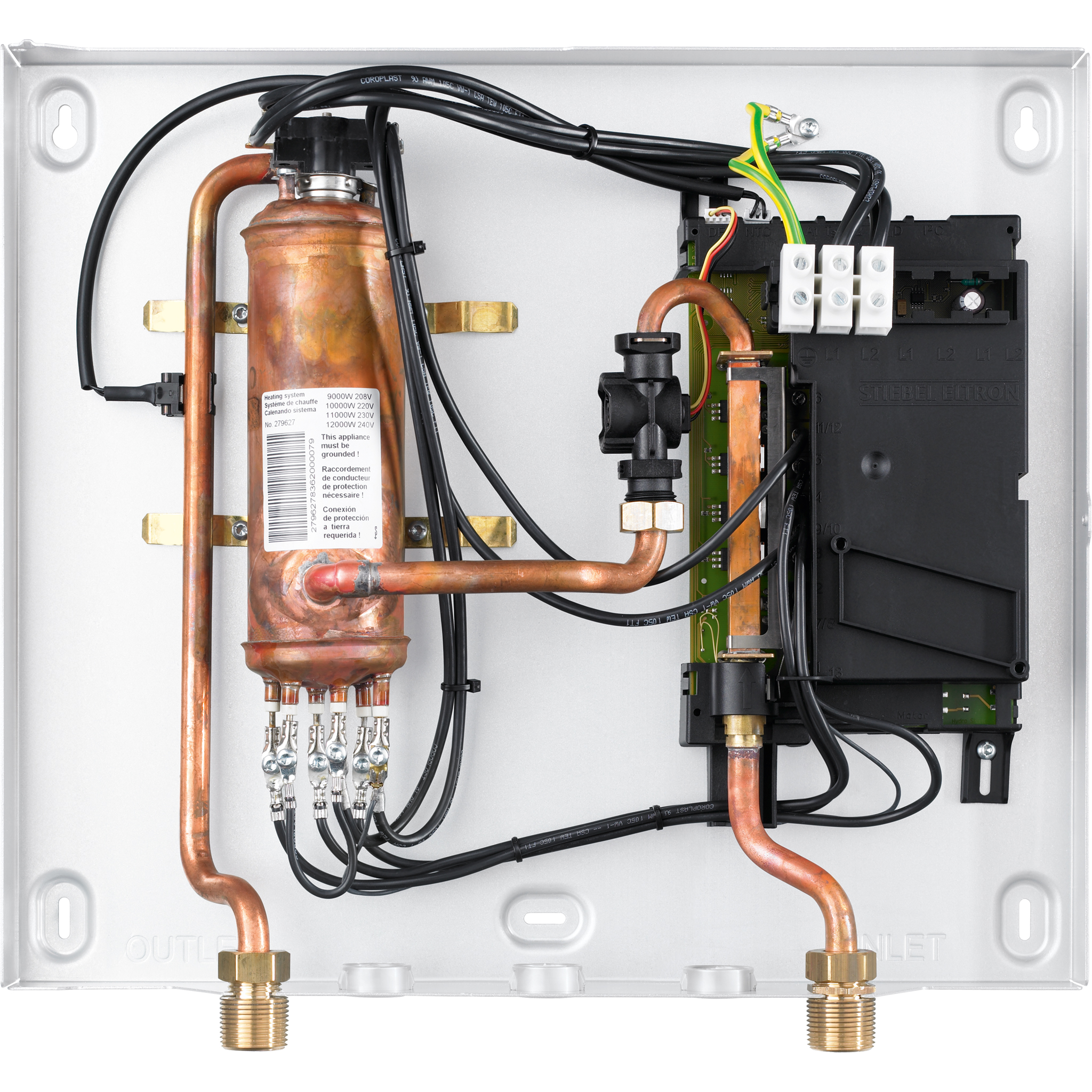 Stiebel Eltron Tempra 12 Trend Whole House Electric Tankless Water Heater - On Demand Hot Water for Showers, Sinks & Appliances - Energy Efficient & Space Saving Design