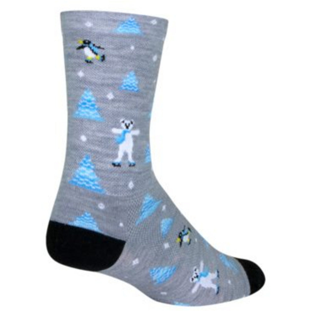 SNOW DAY WOOL SOCKS - Warm Winter Thermal Socks for Men & Women - Perfect for Cold Weather, Hiking & Outdoor Activities