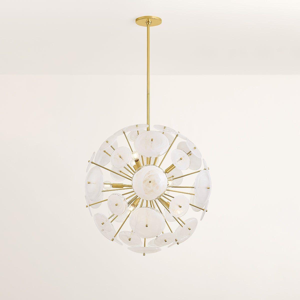 Tamara 9-Light Modern Crystal Chandelier - Elegant Dining Room Lighting Fixture for Home Decor | Perfect for Living Room, Bedroom, or Entryway