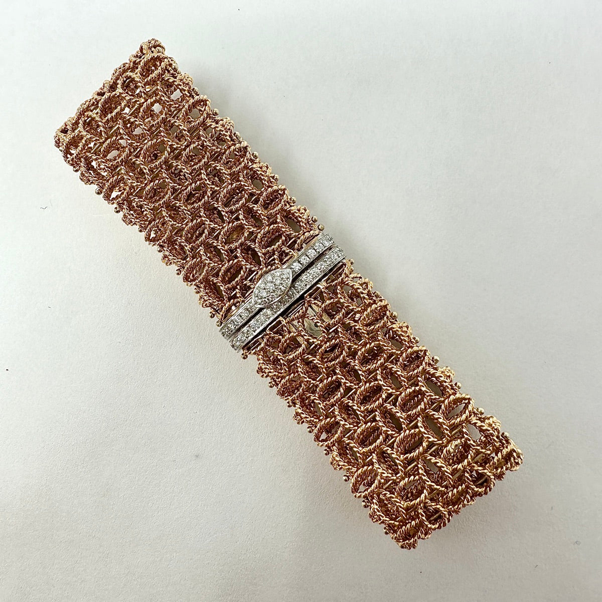 Roberto Coin 18K Rose Gold Diamond Tennis Bracelet - 27 Full Cut Diamonds for Women | Elegant Jewelry Gift for Anniversary, Wedding & Special Occasions