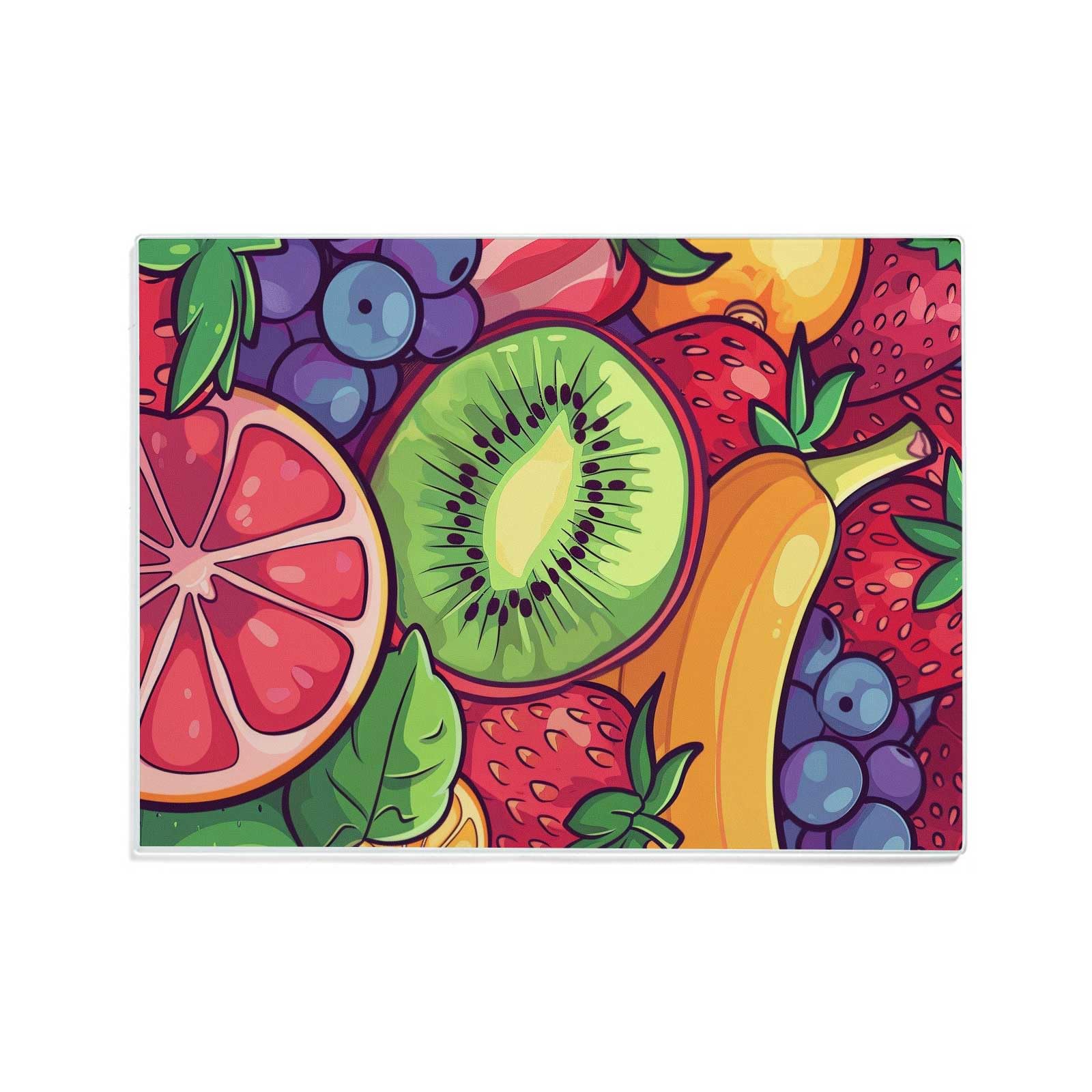 12-Piece Sublimation Blank Tempered Glass Cutting Board Set - 15