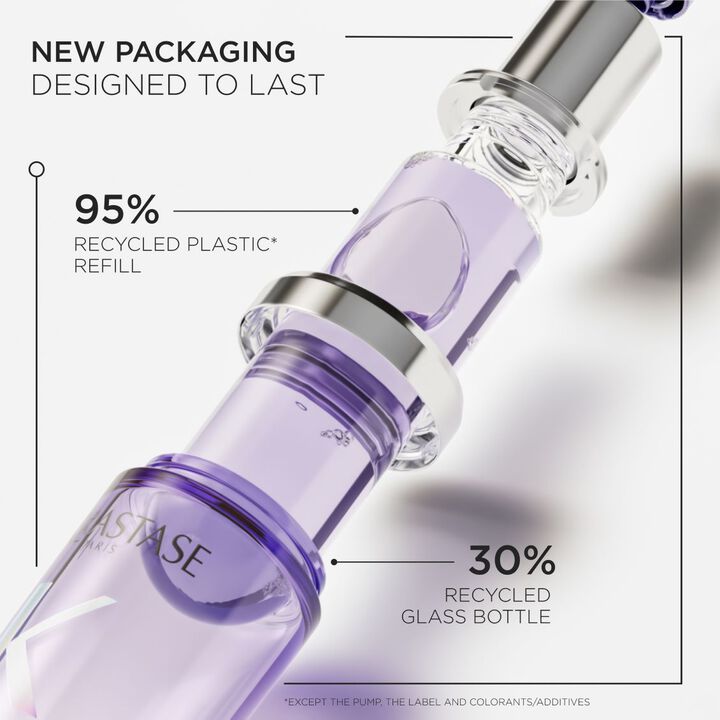 Kérastase Blond Absolu Cicagloss Hair Oil - Refillable Bottle for Blonde & Highlighted Hair | Nourishing Treatment for Damaged Hair at Home & Salon Use