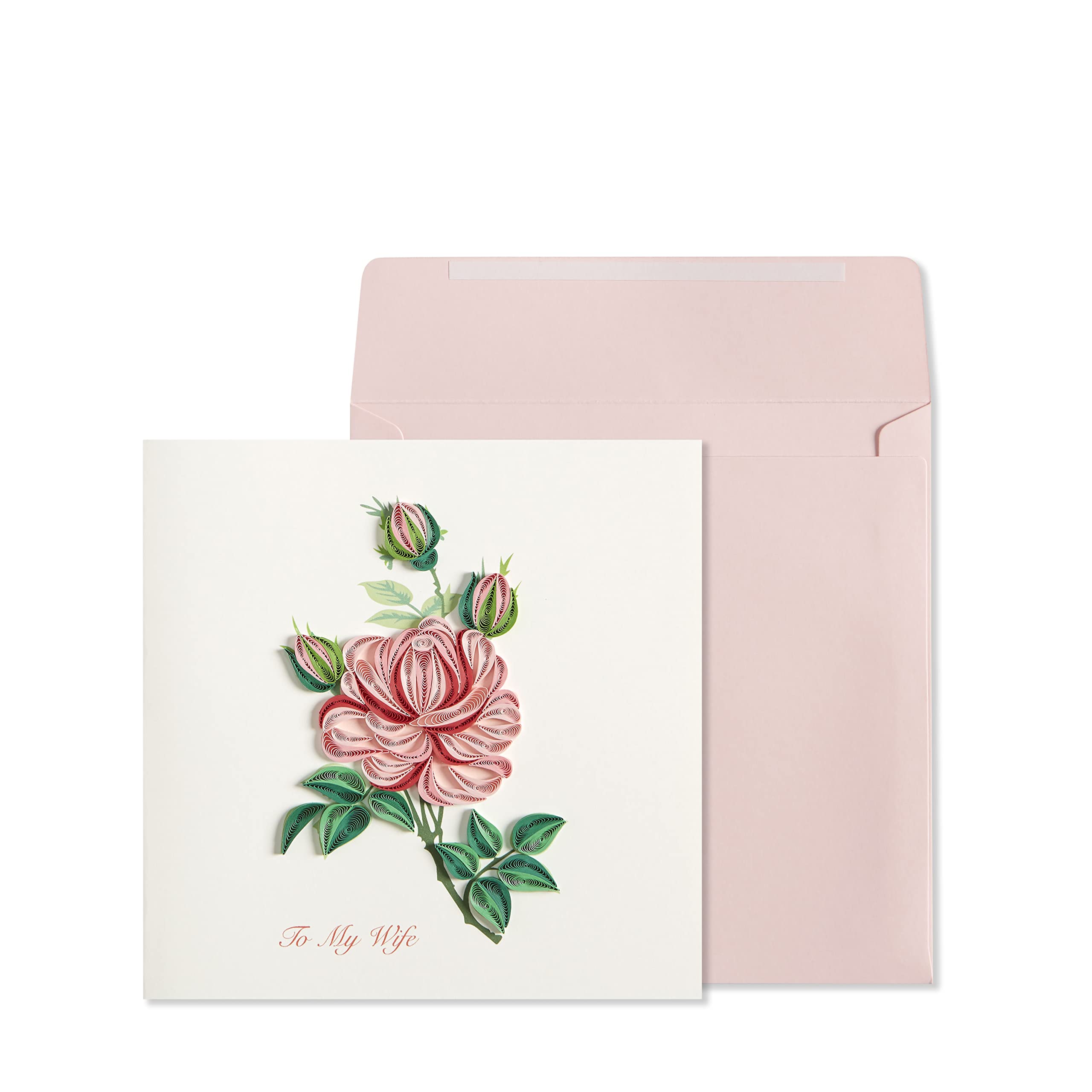 Elegant Rose and Buds Mother's Day Greeting Card - Perfect for Mom, Grandma & Special Women - NIQUEA.D | Ideal for Gifts, Celebrations & Heartfelt Messages