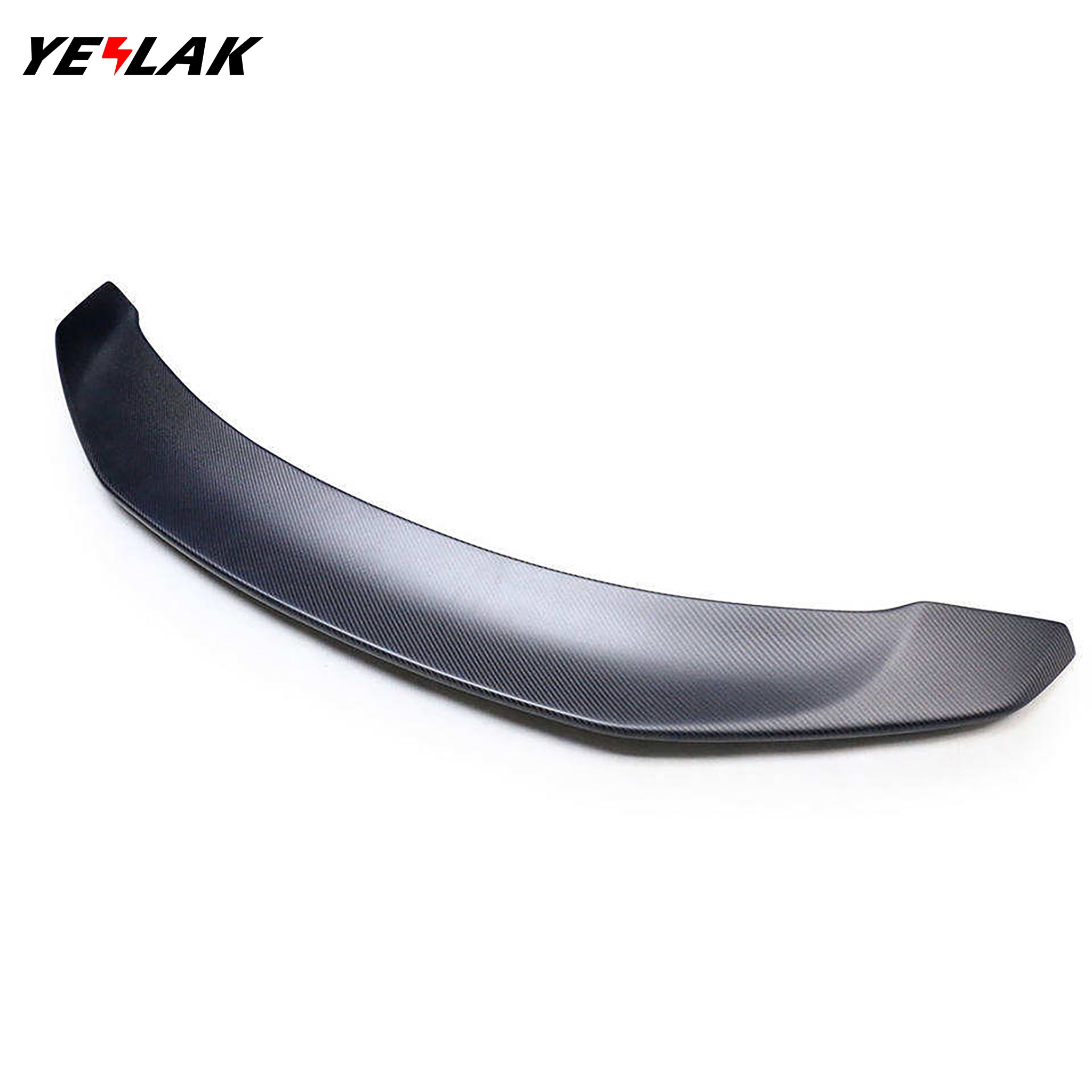 Premium Real Carbon Fiber V-Style Rear Spoiler for Tesla Model 3 (2017-2023) - Enhance Aerodynamics & Sporty Look - Perfect for Car Enthusiasts & Street Racing