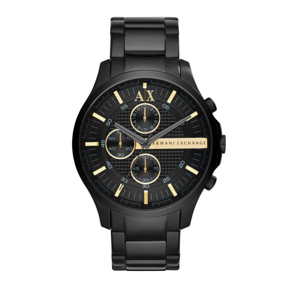 ARMANI EXCHANGE AX2164 Men's Chronograph Watch - Black Stainless Steel Bracelet, Water Resistant, Fashion Accessory for Business, Casual & Special Occasions