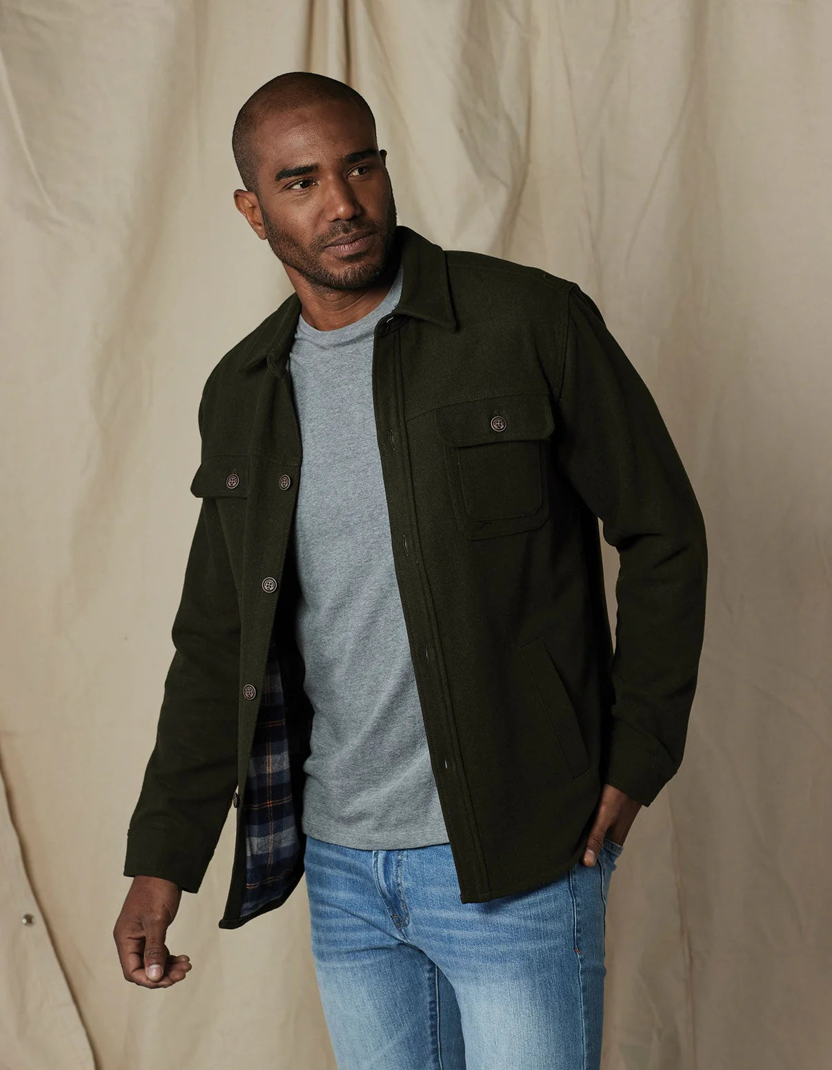 Brightside Flannel Lined Workwear Jacket - Durable Men's Winter Work Coat for Construction & Outdoor Jobs | Warm Lumberjack Style for Cold Weather