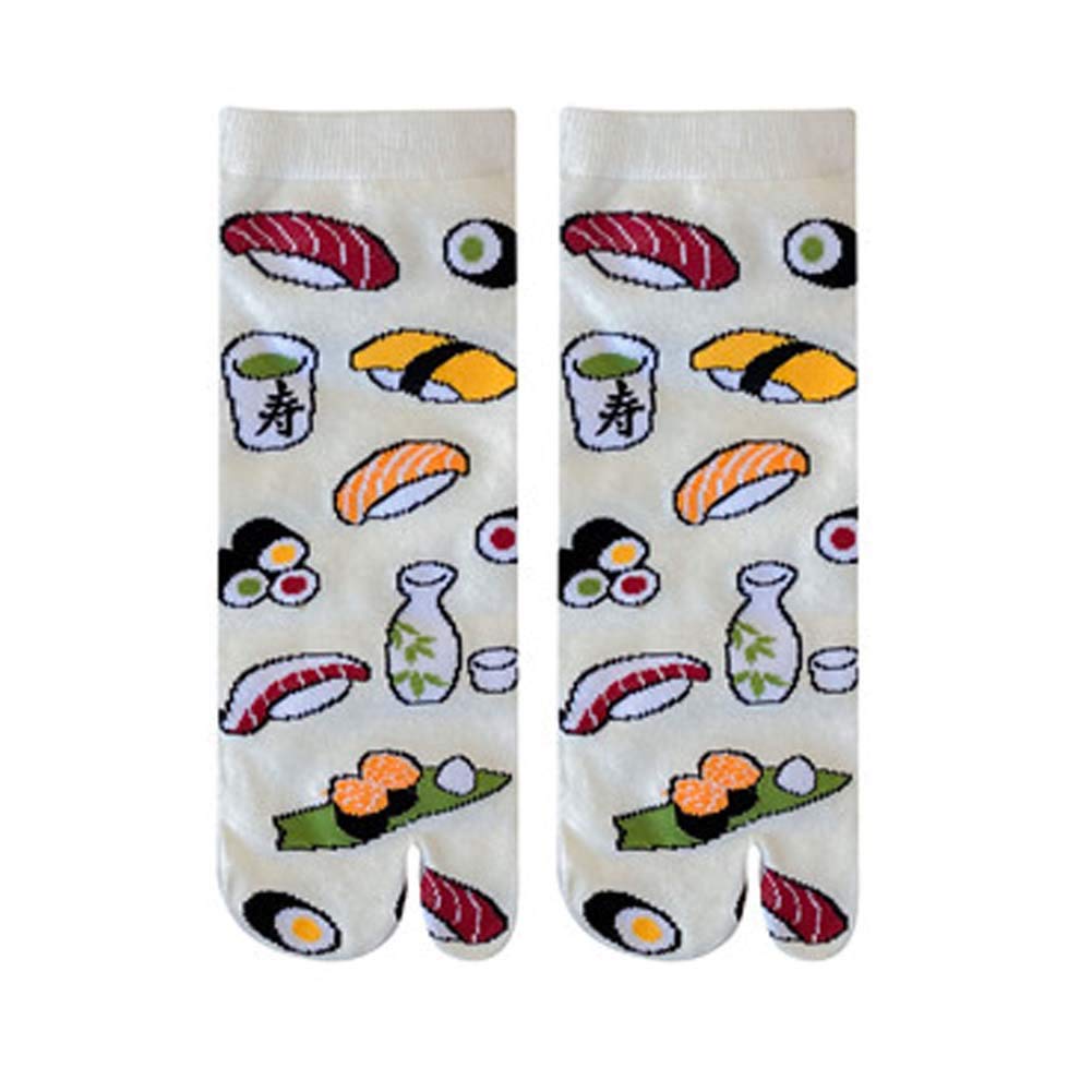 Japanese Style Kimono Sandal Split Toe Tabi Socks - Ninja Geta & Geisha Socks for Men - Comfortable Traditional Footwear for Cosplay, Martial Arts & Cultural Events