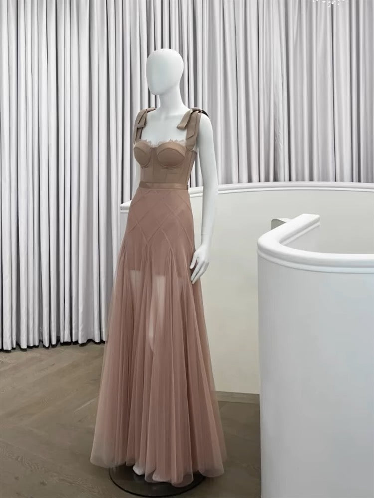 Elegant A-Line Long Prom Dress for Formal Party - J3346 | Perfect for Homecoming, Evening Gala & Special Occasions