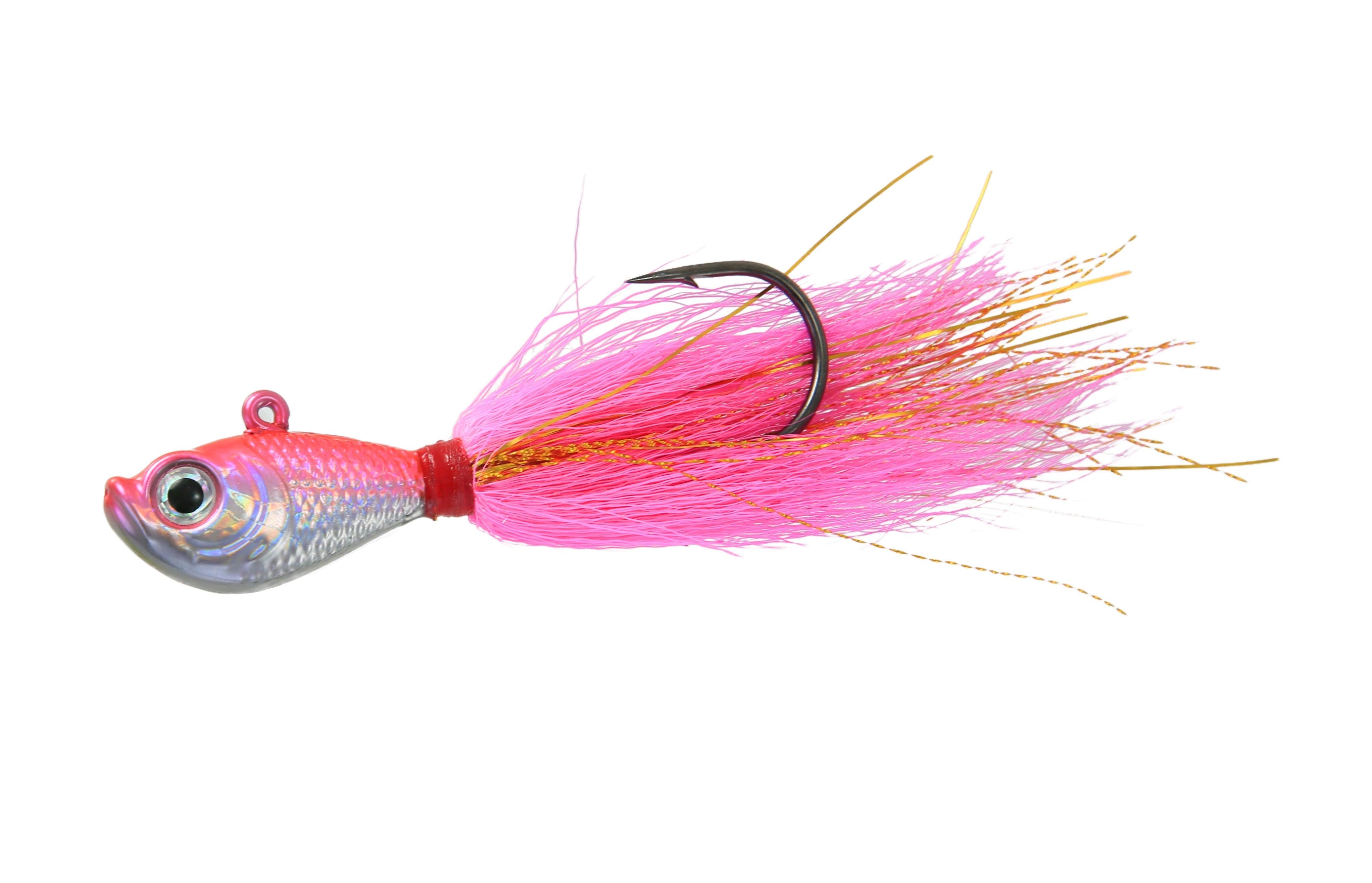 Premium Bucktail V2 Jigs for Saltwater Fishing - High Performance Jigging Lures for Striped Bass, Fluke & Bluefish - Ideal for Offshore & Inshore Angling
