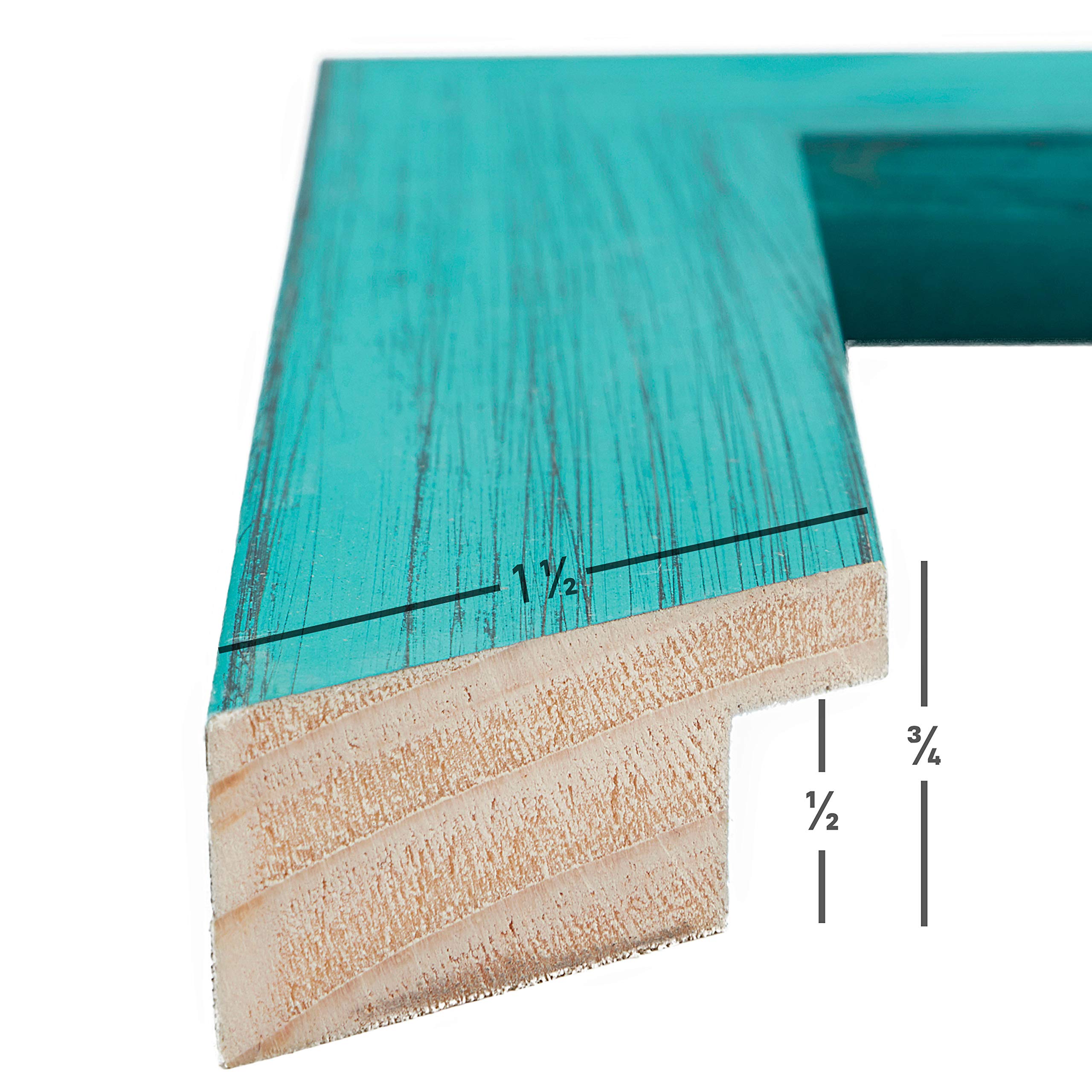 Craig Frames 6x9 Inch Teal Picture Frame - Home & Office Decor