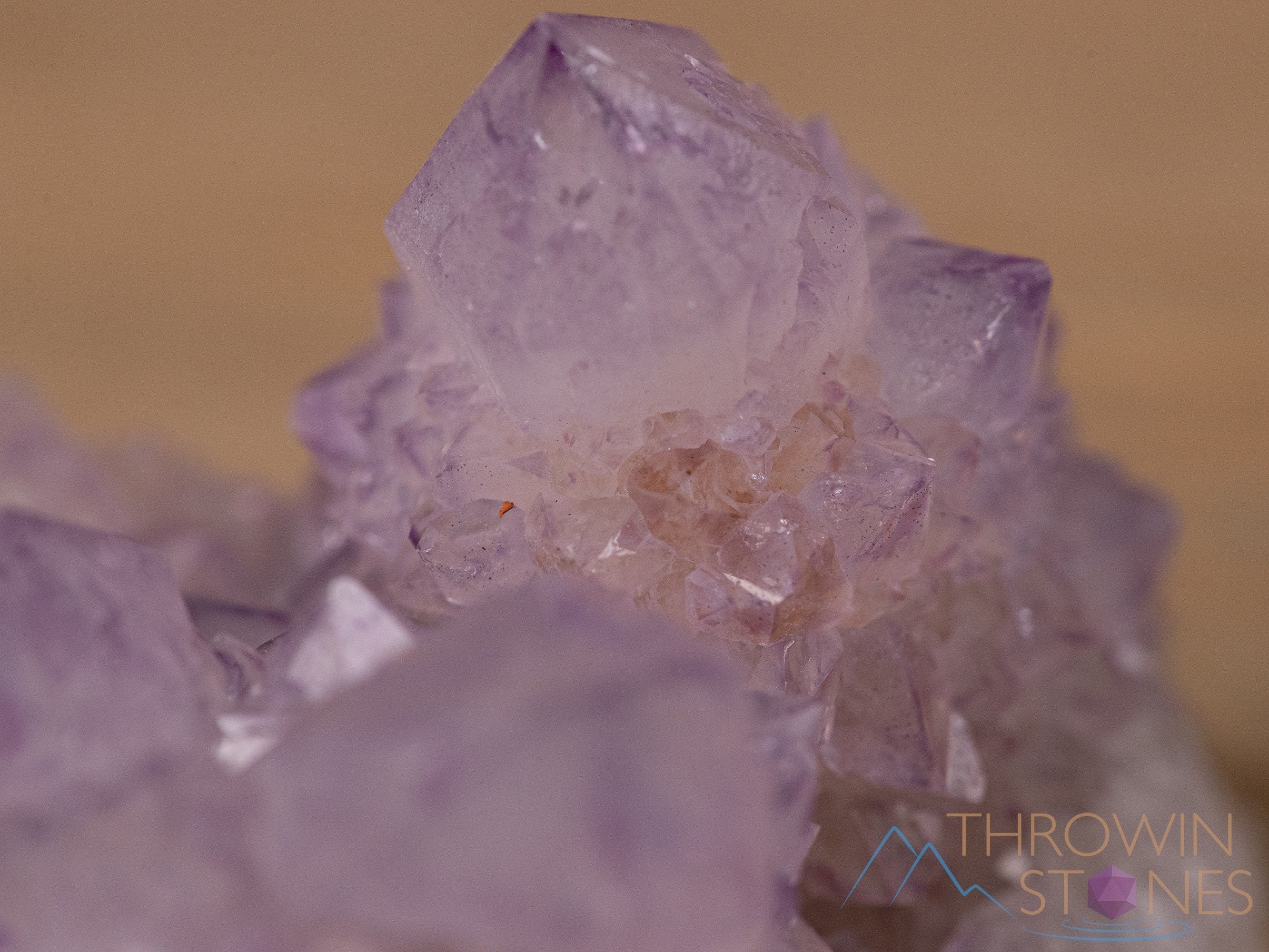 Natural Amethyst Raw Crystal Cluster - Spirit Quartz for Healing & Meditation, Boho Home Decor, Raw Crystals and Stones (40509) - Perfect for Spiritual Healing, Yoga Spaces & Zen Decor