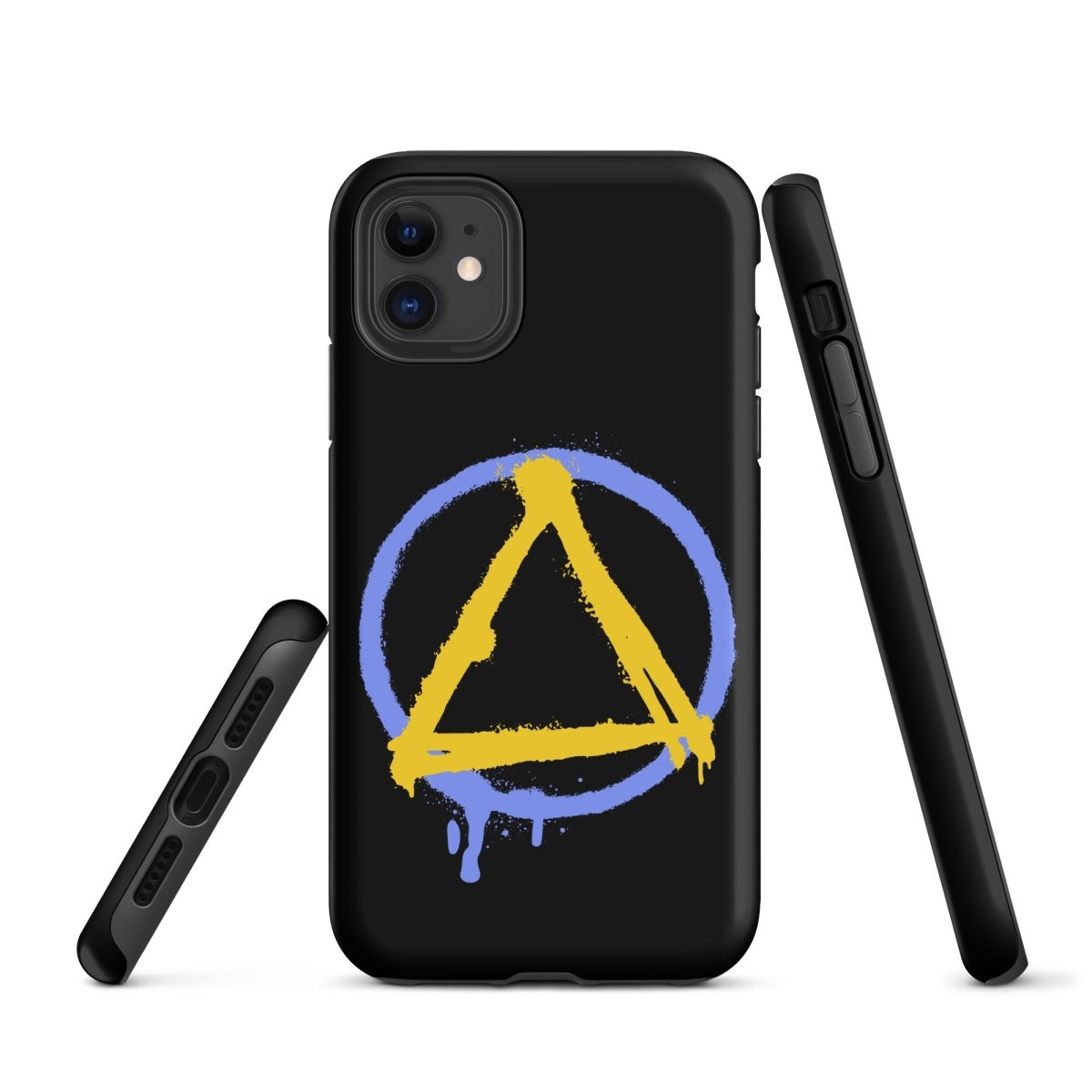 Sober Symbol Durable Shockproof iPhone Case - Protective Cover for iPhone 14/13/12/11 Pro Max XR XS - Slim Fit Anti-Scratch Phone Case for Everyday Use & Outdoor Activities