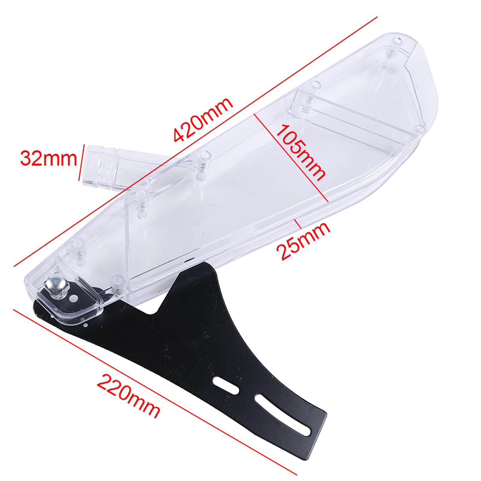 12 Inch Flip Saw Stand Table Saw Cover - Clear Plastic Glue Guard Woodworking Safety Protector for 12