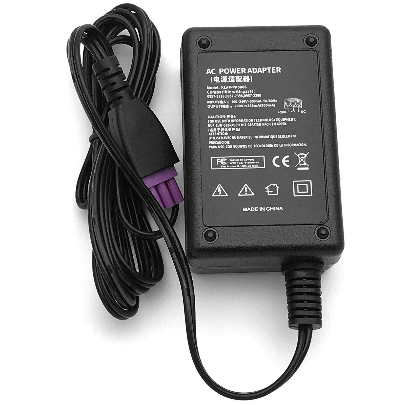 Original HP Deskjet 3050A J611 Printer AC Power Adapter & Cord Replacement - Compatible with HP e-All-in-One Printers - High Quality Electronics Parts for Home & Office Use