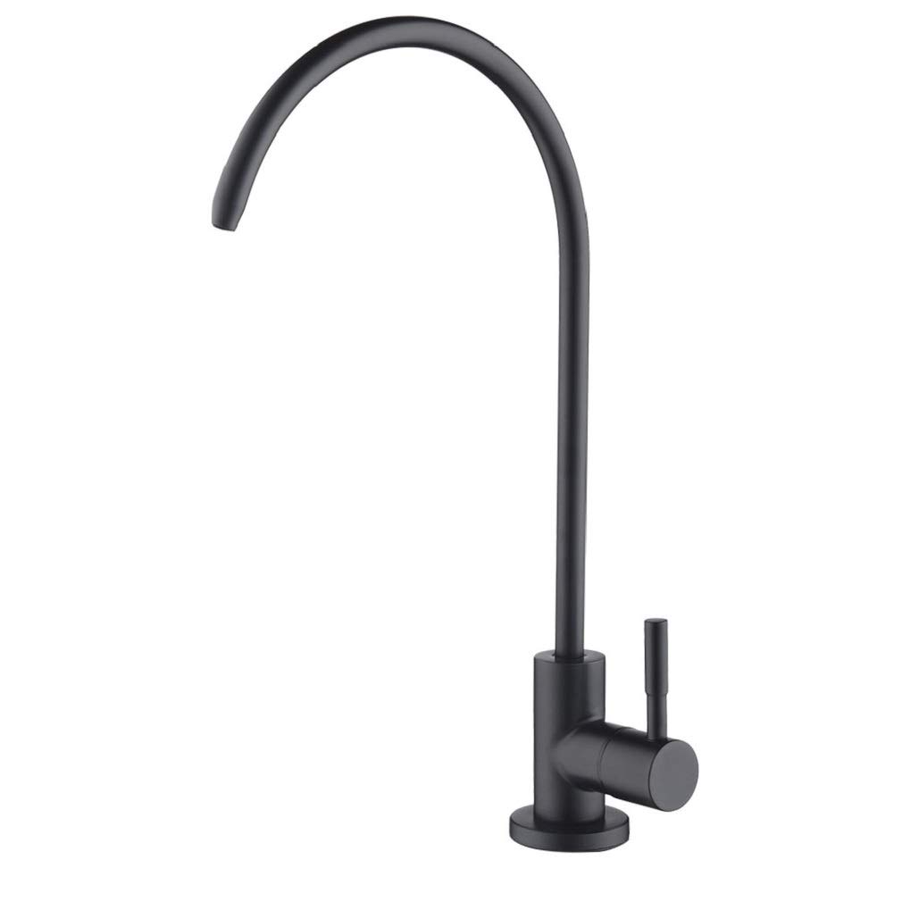 Matte Black Apaix Drinking Water Faucet for Non-Air Gap Reverse Osmosis Water Filtration System | Kitchen Water Purifier Tap | Perfect for Home, Office & RV Use