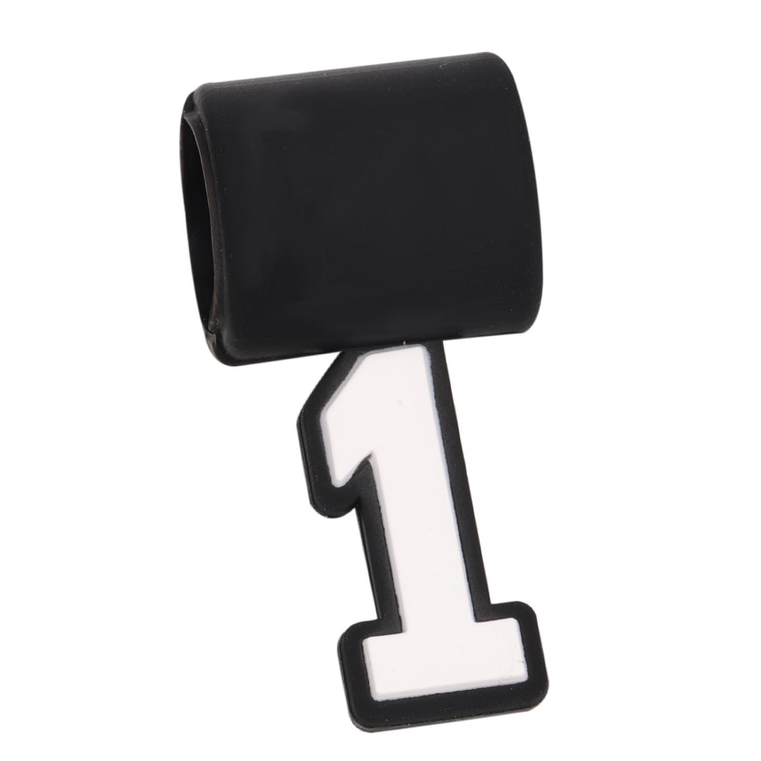 Baseball Number Pendant 0-9 - Silicone Sports Fan Necklace Charm for Tornado Braided Rope Jewelry | Perfect for Baseball Games, Team Spirit & Fan Gifts