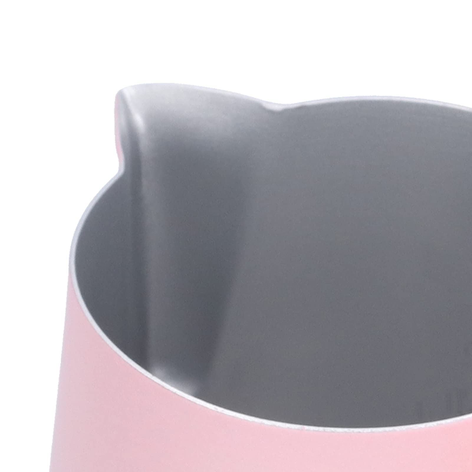 20.3oz Stainless Steel Milk Frothing Pitcher for Espresso, Cappuccino & Latte - Pink Barista Steamer Cup for Perfect Foam at Home or Coffee Shop