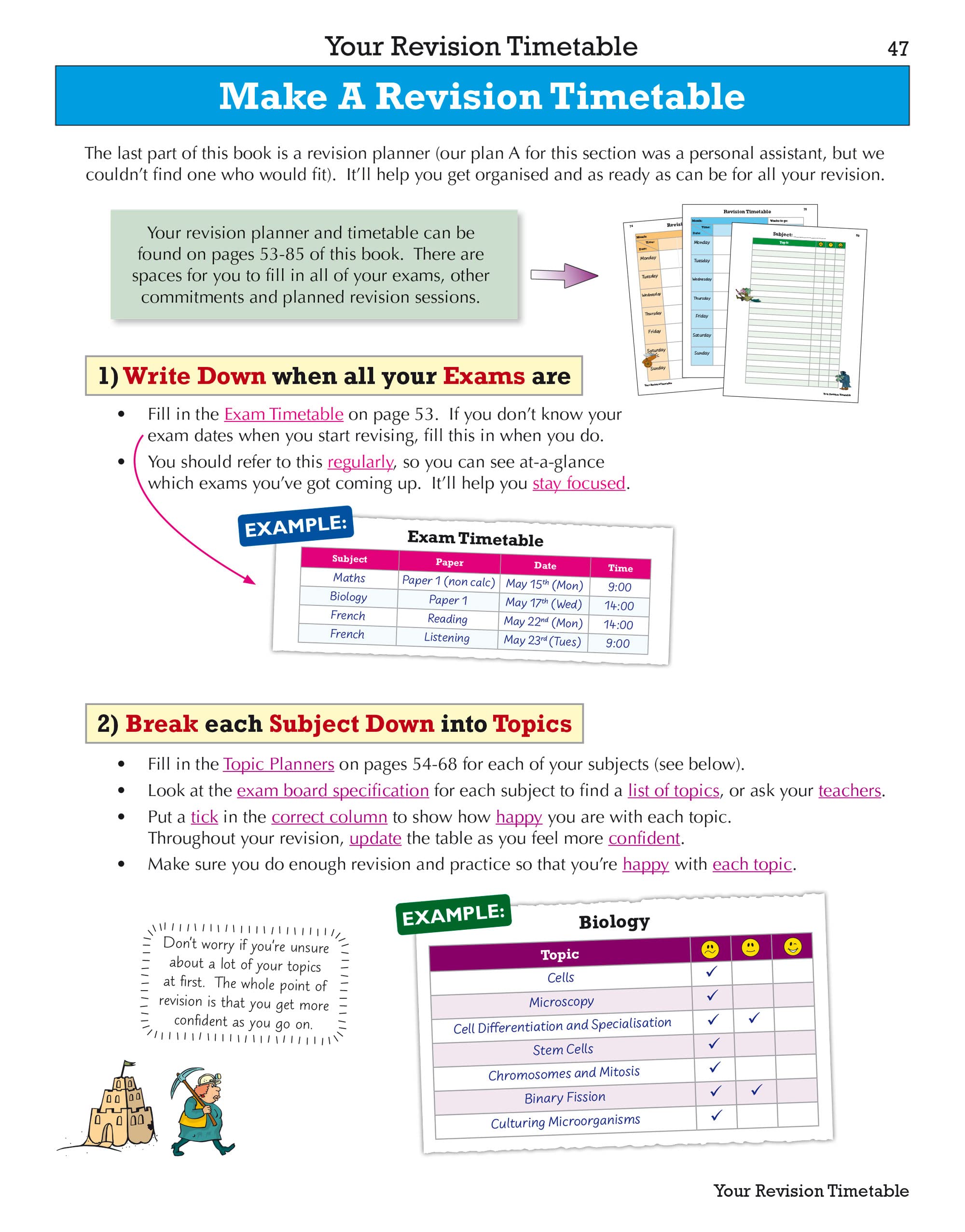 CGP GCSE 9-1 Revision Guide: Study Skills & Planner for 2025 and 2026 Exams | Expert Tips, Video Tutorials & Effective Study Strategies – Perfect for High School Students Preparing for GCSE Tests