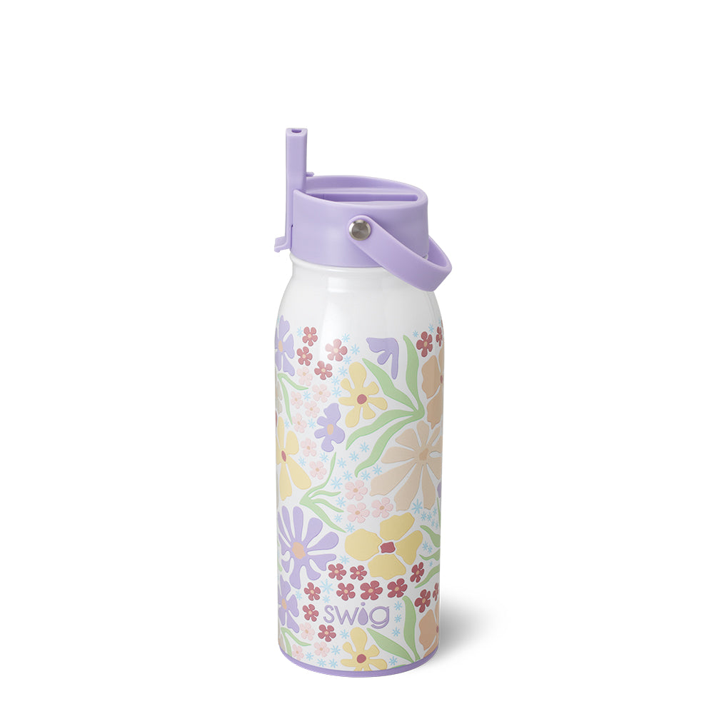 36oz Fresh Cut Flip & Sip Water Bottle - Leakproof Stainless Steel Insulated Tumbler for Gym, Hiking & Outdoor Activities