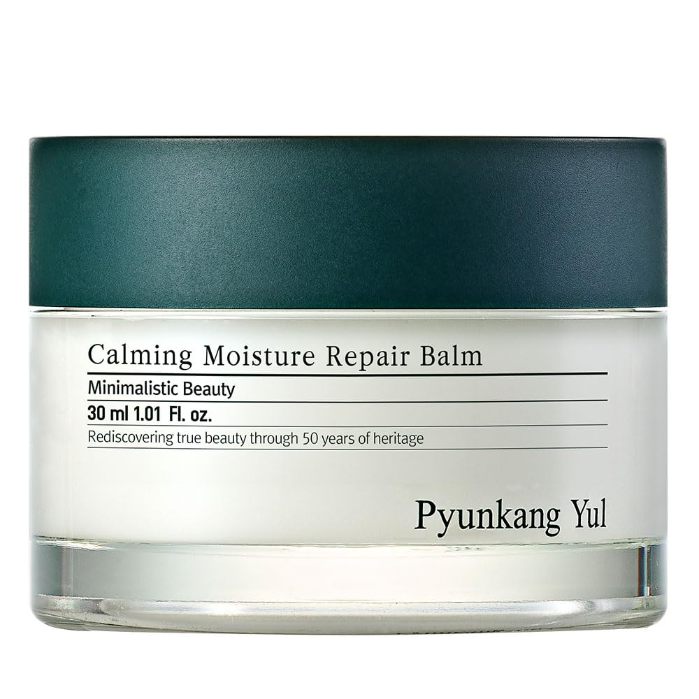 Pyunkang Yul PKY Calming Moisture Repair Balm - Sensitive Skin Face Moisturizer with Deep Nourishment, Vegan Korean Skincare (1.01 Fl Oz, 30ml) for Dry, Irritated Skin - Perfect for Night Routine & Post-Procedure Care