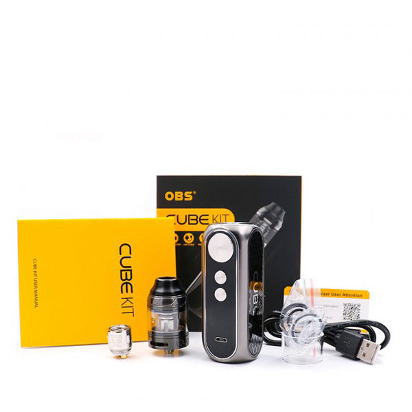 OBS Cube Kit 80W 3000mAh Vape Mod with USB-C Charging - Perfect for Travel & On-the-Go Vaping