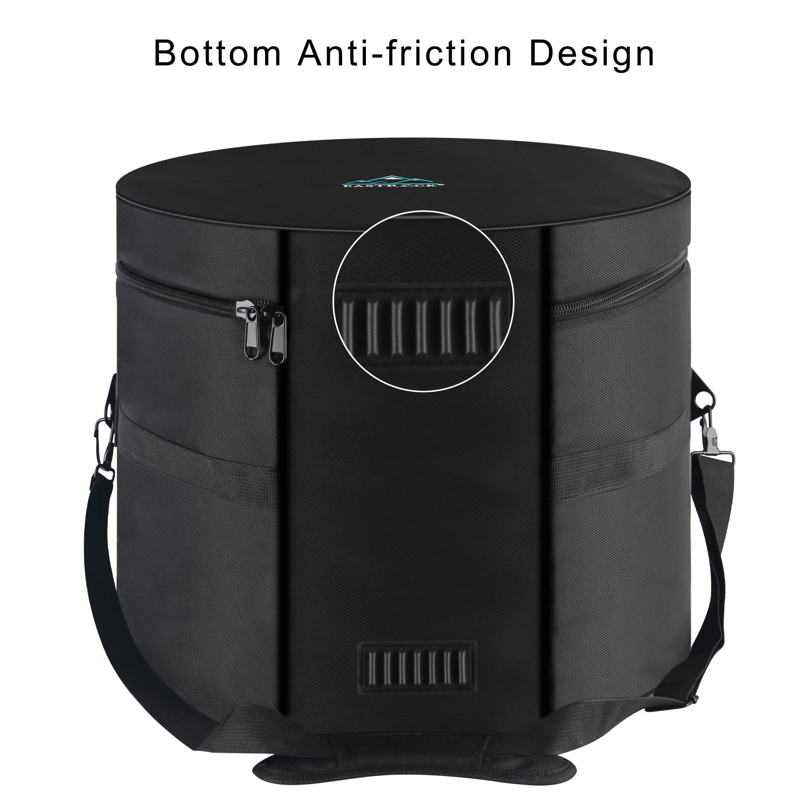 EASTROCK 5-Piece Drum Bag Set - Protective Covers for 12