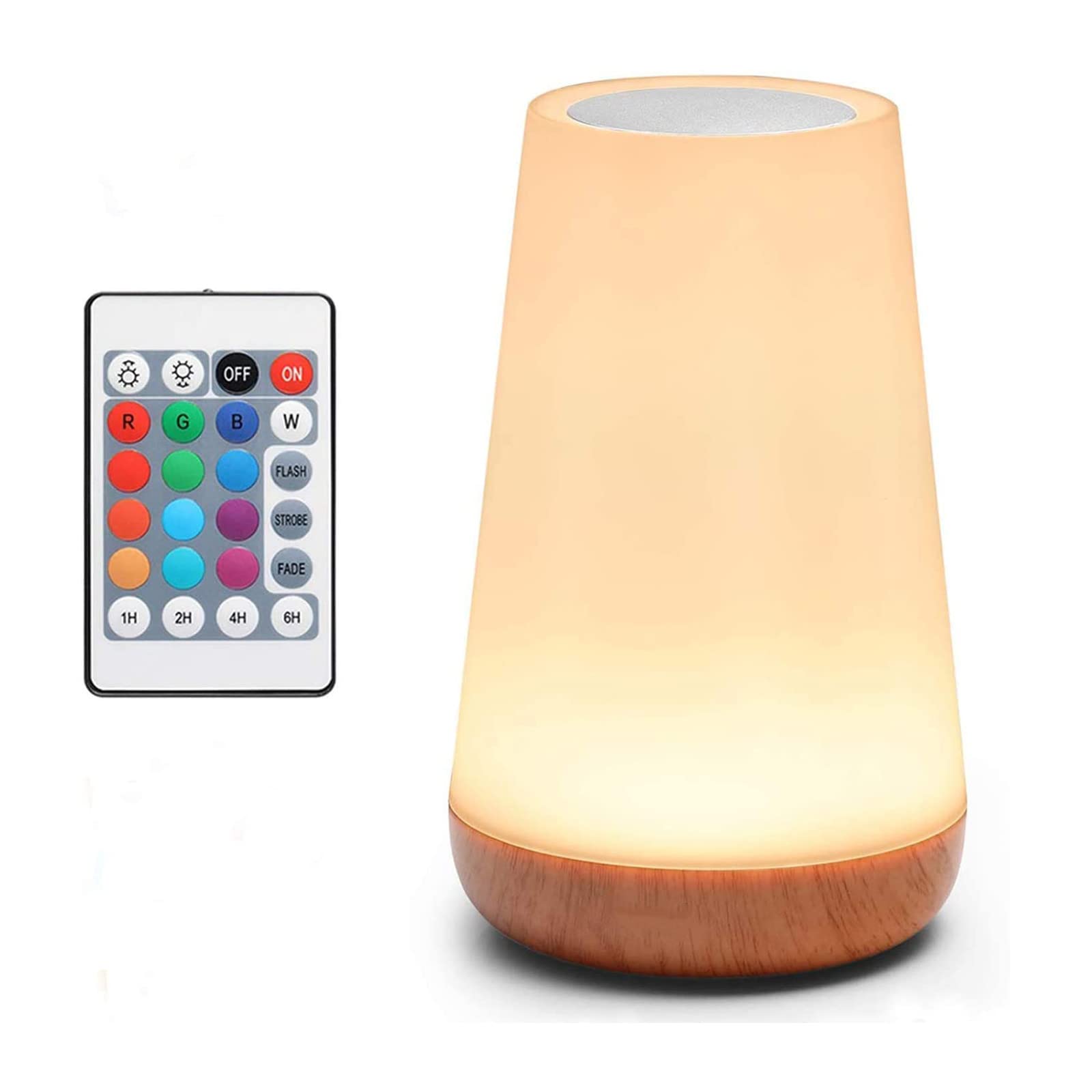 AMEXI LED Touch Sensor Table Lamp - Dimmable Warm White Bedside Light, USB Rechargeable Night Light for Kids Room, Corridor & Living Room | Perfect for Reading, Relaxation & Ambient Lighting (Beige)