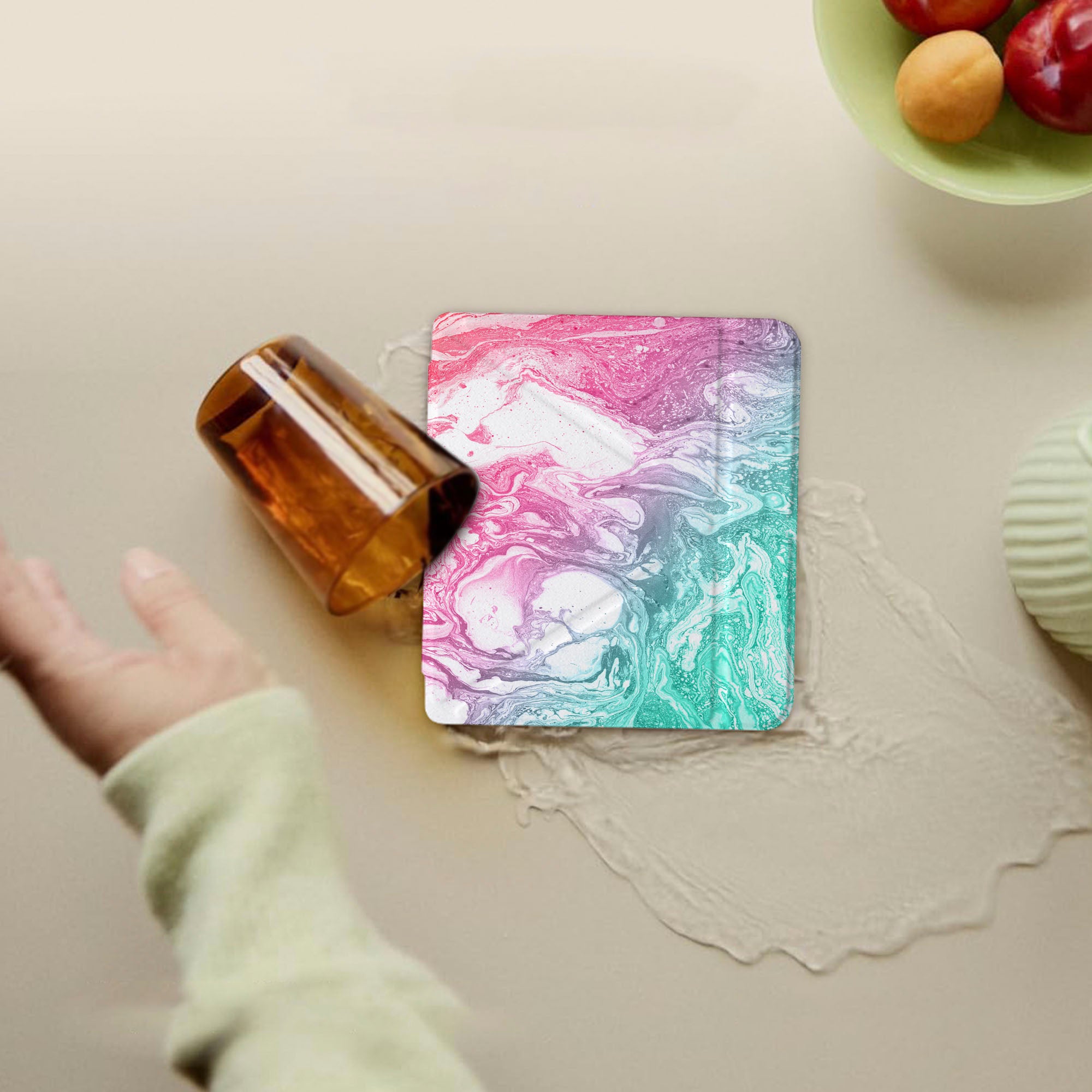 KOBO Premium Abstract Oil Painting Case - Durable & Stylish Protective Cover for Tablets & E-Readers - Perfect for Home, Office & Travel Use