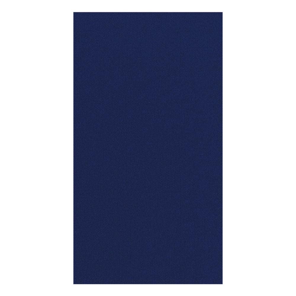 Premium Navy Blue Caspari Paper Linen Guest Towels & Napkins - 2 Packs of 12 (24 Count) - Elegant Dinner Parties, Bridal Showers & Upscale Events