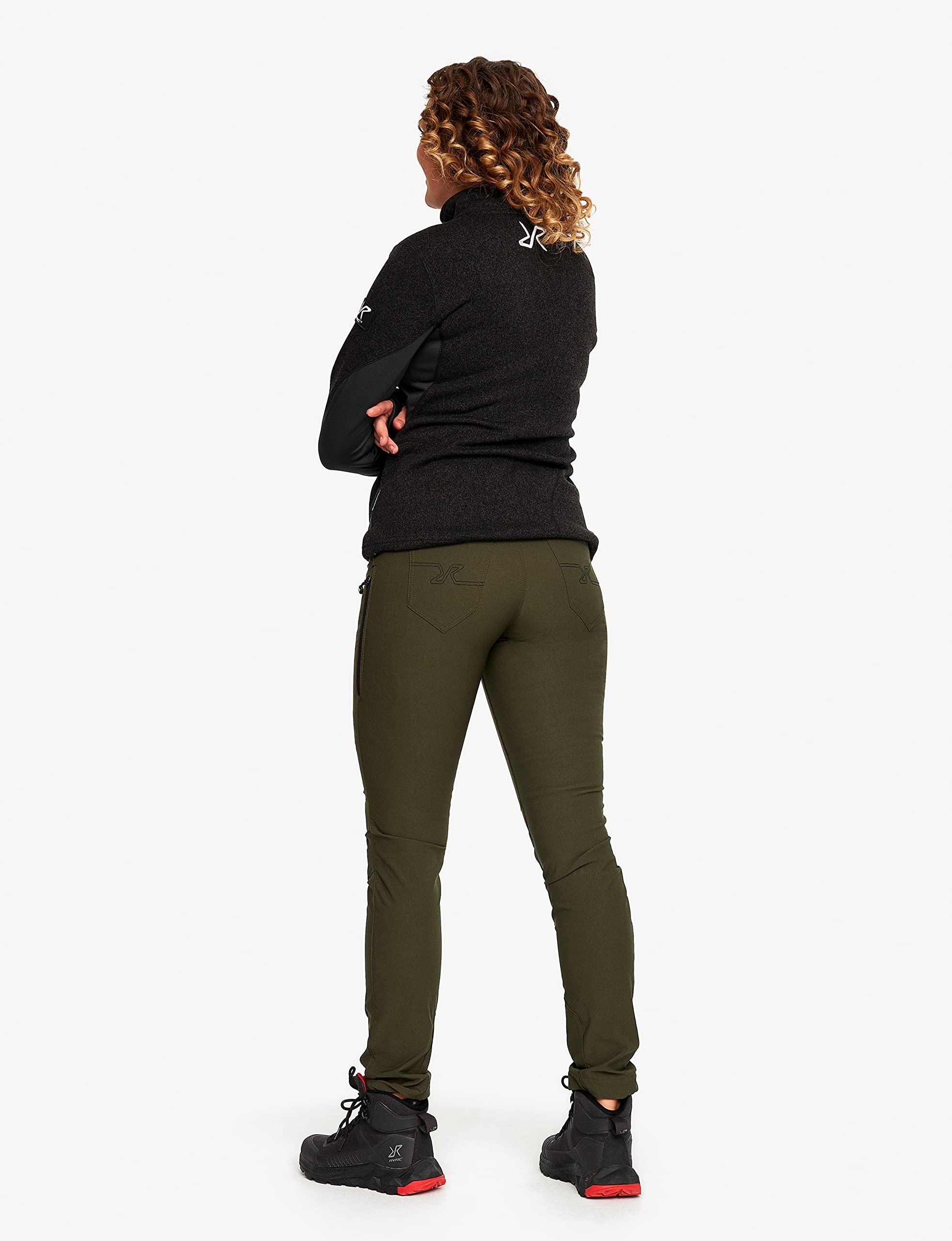 RevolutionRace Women's Fusion Fleece Jacket - Lightweight Warm Fleece Coat for Hiking, Camping & Outdoor Adventures | Water-Resistant Winter Layering for Active Women