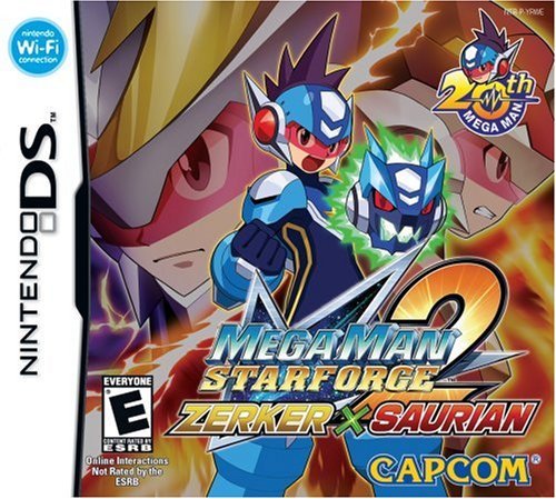 Renewed Mega Man Star Force 2 Zerker X Saurian for Nintendo DS - Classic Action RPG Game for Kids & Adults - Perfect for Travel & Home Gaming