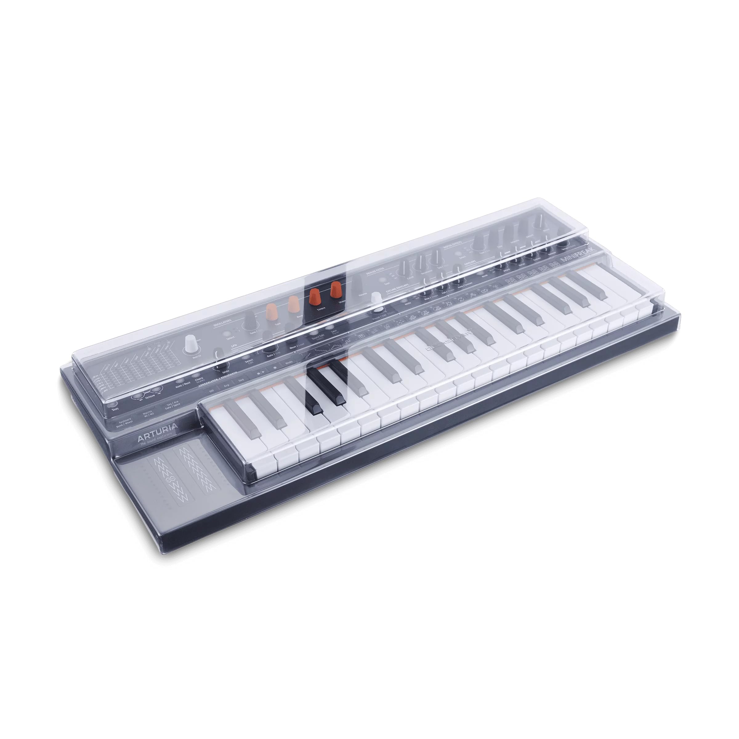 Decksaver Minifreak Cover (DS-PC) - Protective Case for Arturia MiniFreak Synthesizer | Dustproof & Scratch-Resistant | Perfect for Studio, Live Performances & Travel
