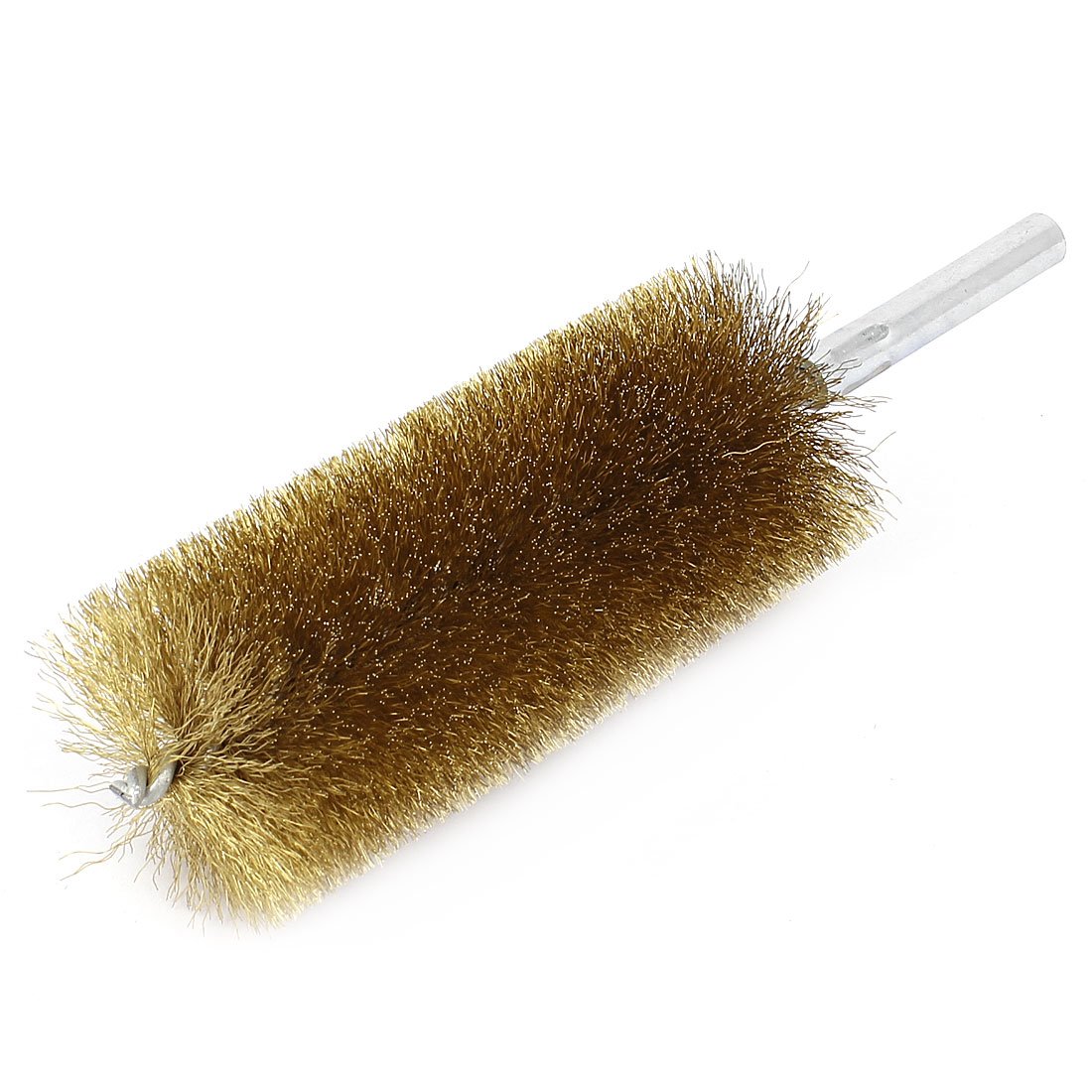 45mm Spiral Twisted Brass Wire Tube Masonry Cleaning Brush - 16cm Length Professional Construction Tool for Brick, Tile and Grout Cleaning (Perfect for DIY Home Renovation & Professional Construction Projects)
