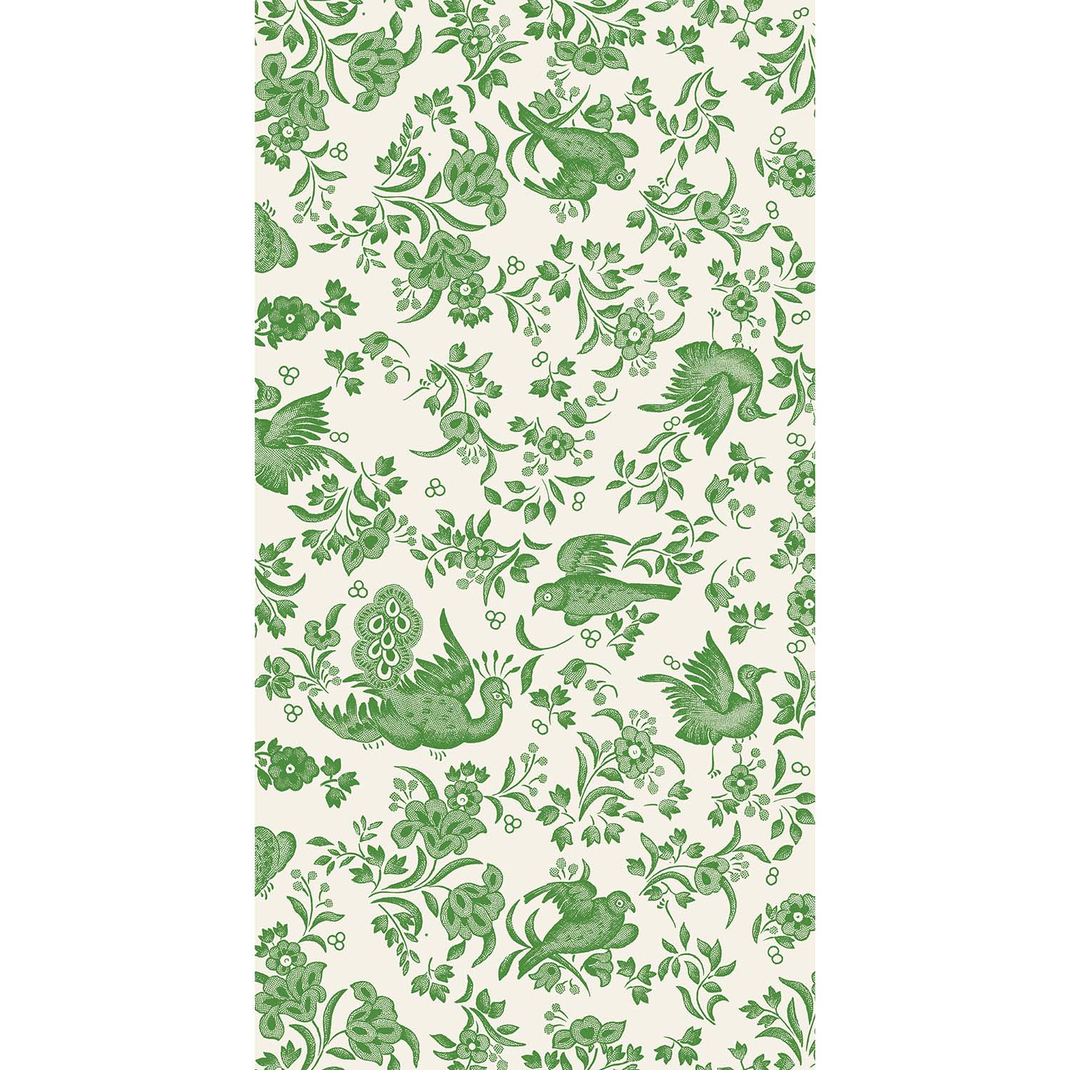 Regal Green Peacock Design Guest Towel Napkins - Pack of 16 for Elegant Dinner Parties & Upscale Events