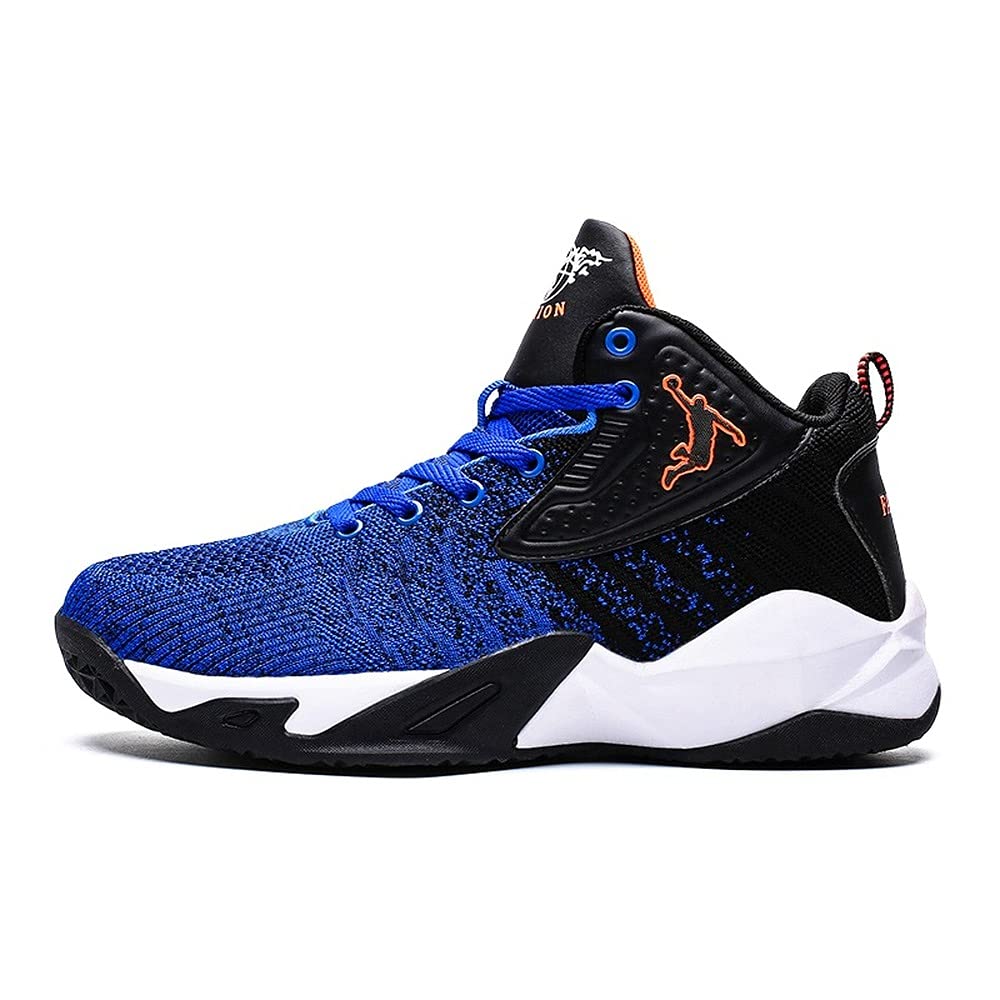 Breathable Mesh Basketball Sneakers for Men - Lightweight Soft Sole Summer Sports Shoes for Outdoor & Indoor Play