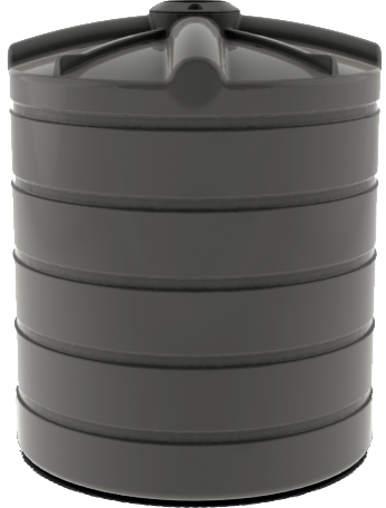 5000L Round Water Storage Tank - Heavy Duty Plastic Container for Rainwater Harvesting, Agriculture, and Industrial Use