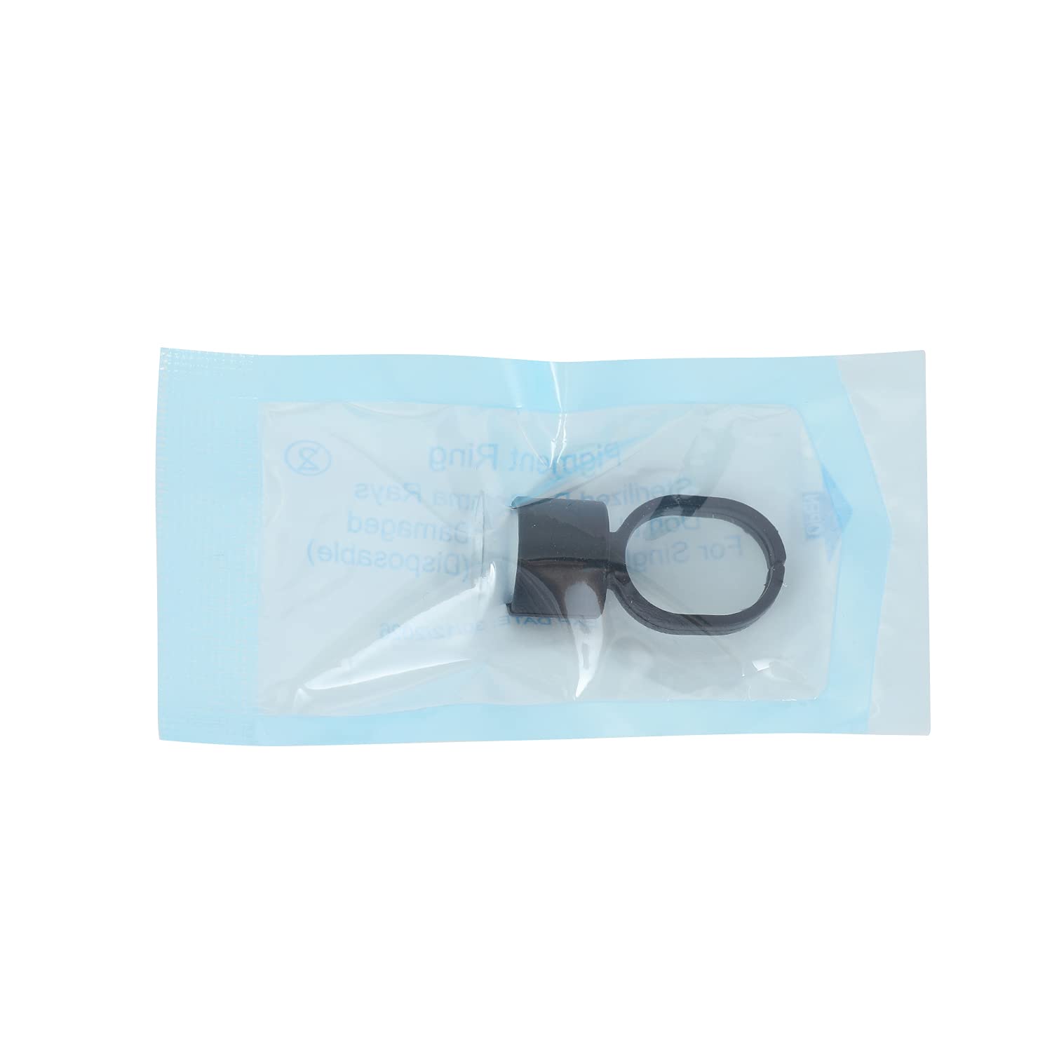 100pcs Tattoo Ink Ring Cups with Sponge - Permanent Makeup Microblading Pigment Glue Rings for Eyebrow & Eyelash Extensions - Professional Tattoo Supplies Holder - Ideal for Salon, Spa & Home Tattoo Artists