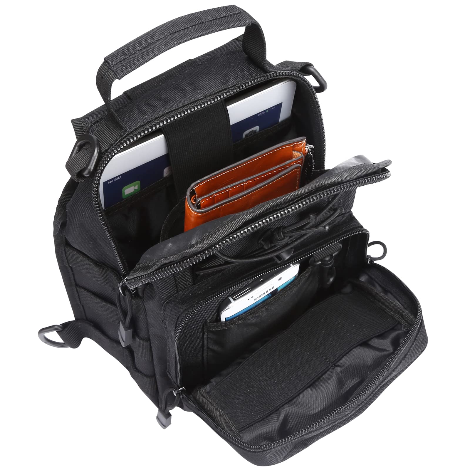 G4Free Tactical Backpack - Durable Military Sling Shoulder Bag for Outdoor Sports, Hiking & Everyday Carry | Water-Resistant EDC Pack for Men & Women
