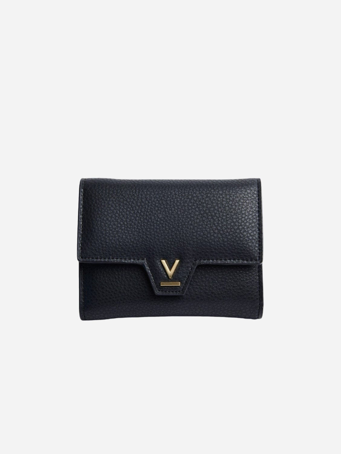 Clemmie Women's Vegan Bio-Based Bamboo Trifold Wallet - Eco-Friendly RFID Blocking Purse for Credit Cards & Cash | Perfect for Travel, Work & Everyday Use | Black