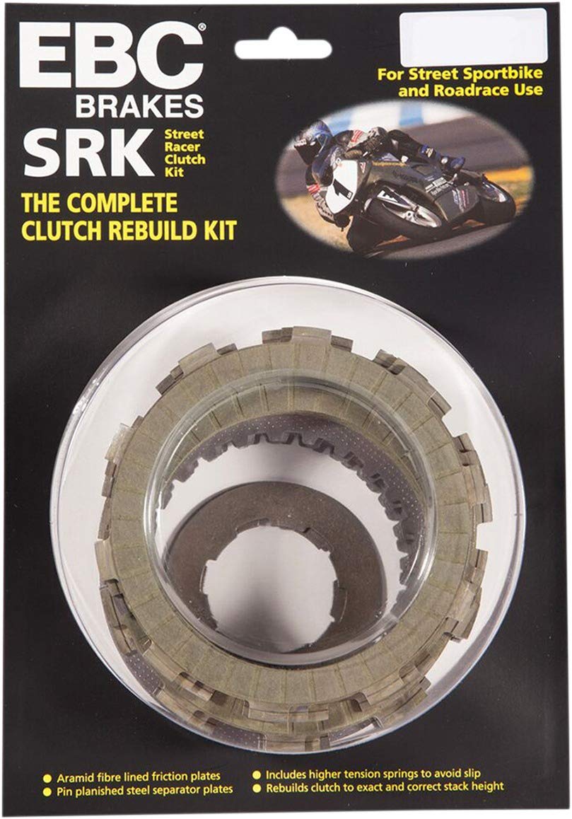 EBC Brakes SRK55 SRK Clutch Kit with High-Performance Steel Separator Plates & Springs - Perfect for Racing, Off-Road & High-Performance Vehicles