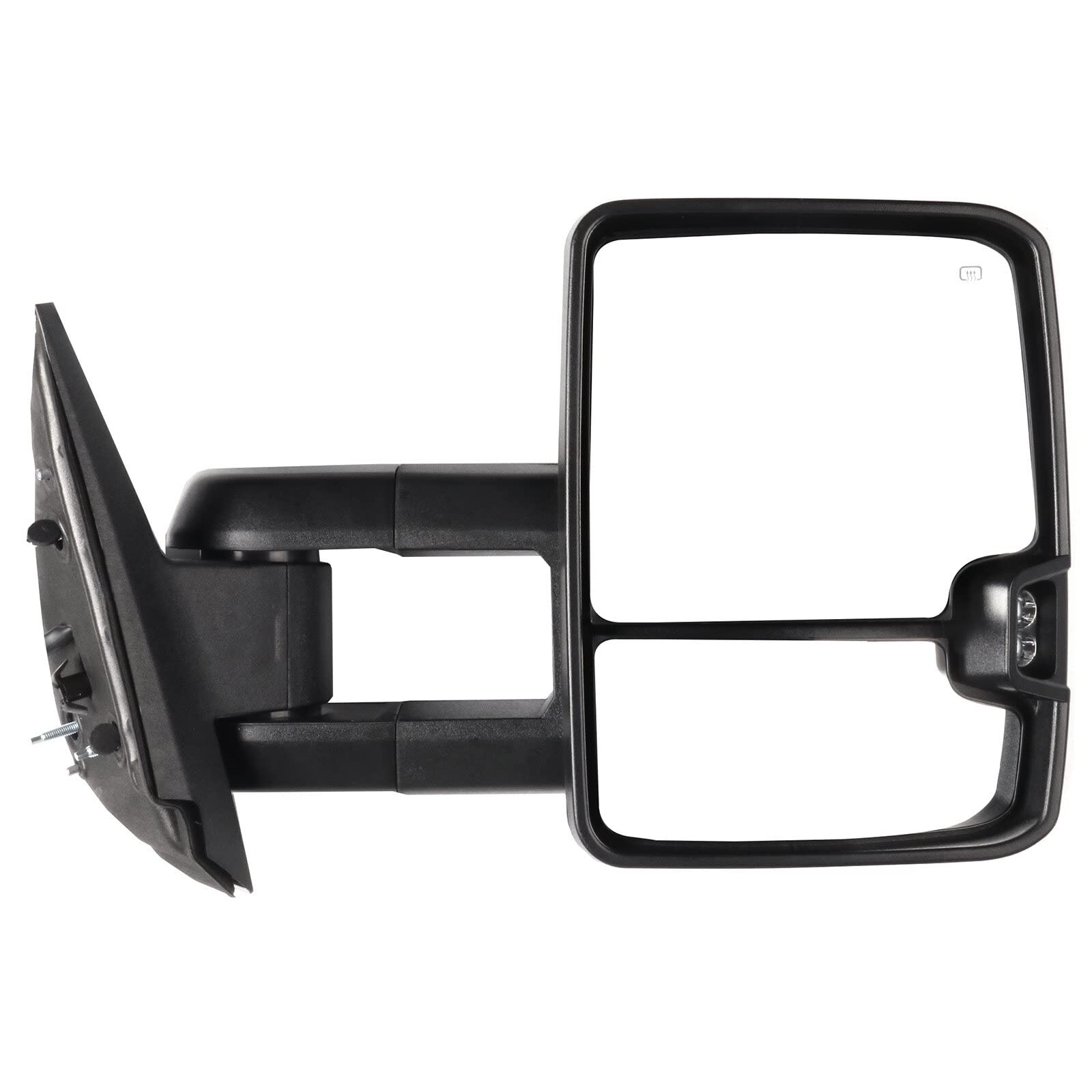 ECCPP Power Heated Towing Mirrors with Running Lights for 2008-2013 Chevy Silverado & GMC Sierra All Models - ADP11635501S - Perfect for Enhanced Visibility and Safe Towing at Night
