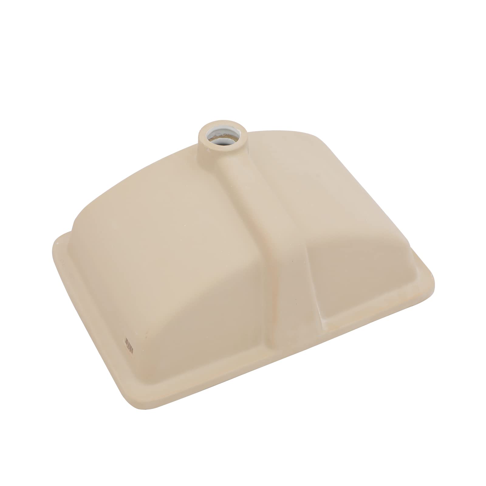 Premium White Porcelain Undermount Bathroom Sink - 20x14 Inch Rectangular Ceramic Vanity Basin with Overflow - Perfect for Modern Bathroom Renovations and Luxury Home Upgrades
