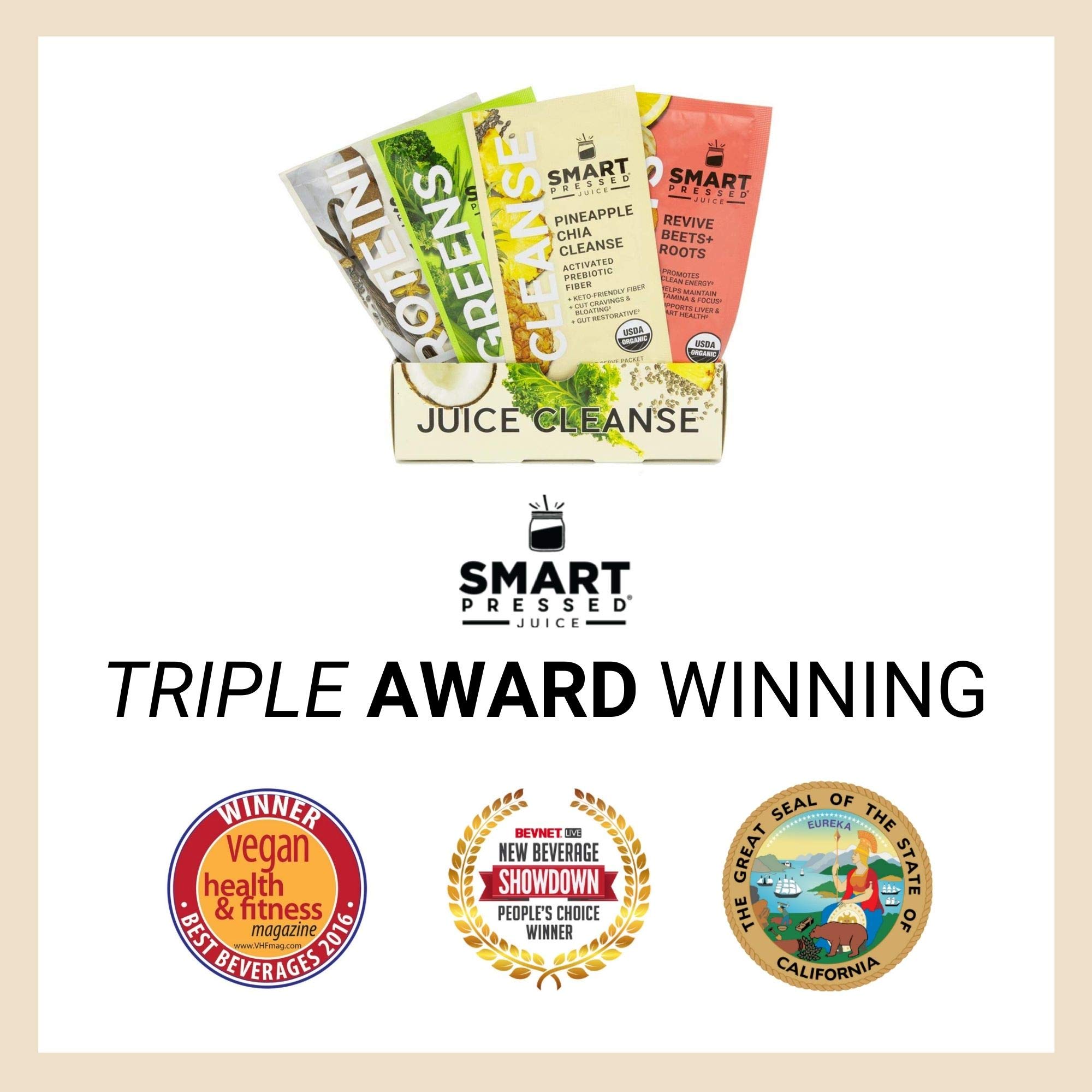SMART Pressed Juice Vegan Vanilla Protein Powder | Organic Plant-Based Protein Shake for Weight Loss & Muscle Recovery | Keto, Paleo & Vegan Friendly | Clean Lean Protein Supplement | No Fillers or Additives | Made in USA | 20 Servings | Perfect for Post-Workout, Breakfast Smoothies & Healthy Meal Replacement