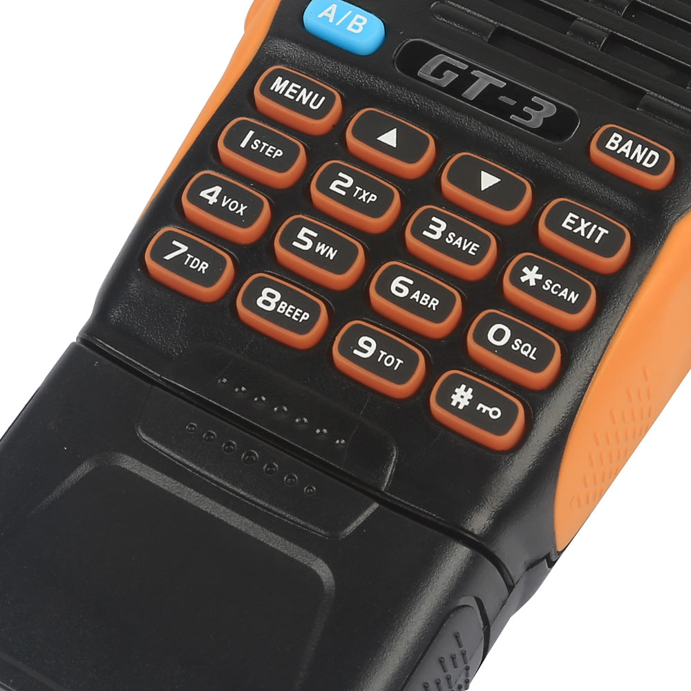 Baofeng GT-3 Mark II Dual Band Two-Way Radio - 5W High Power, 3800mAh Long Battery Life, Upgraded Antenna & Built-in Flashlight - Ideal for Outdoor Adventures, Emergency Communication, and Security Work