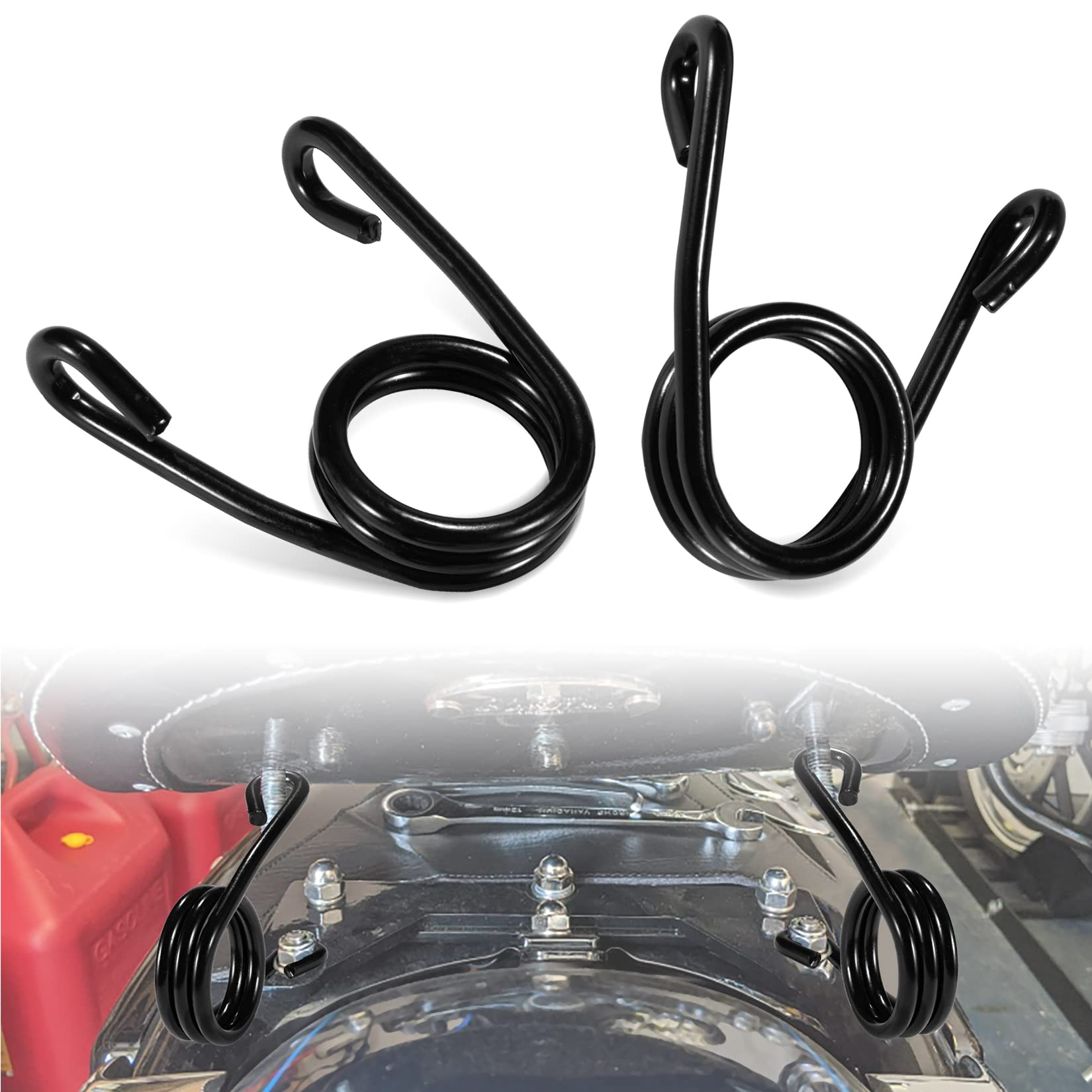 PSLER Universal Motorcycle Solo Seat Springs - 2 Pack 3.15