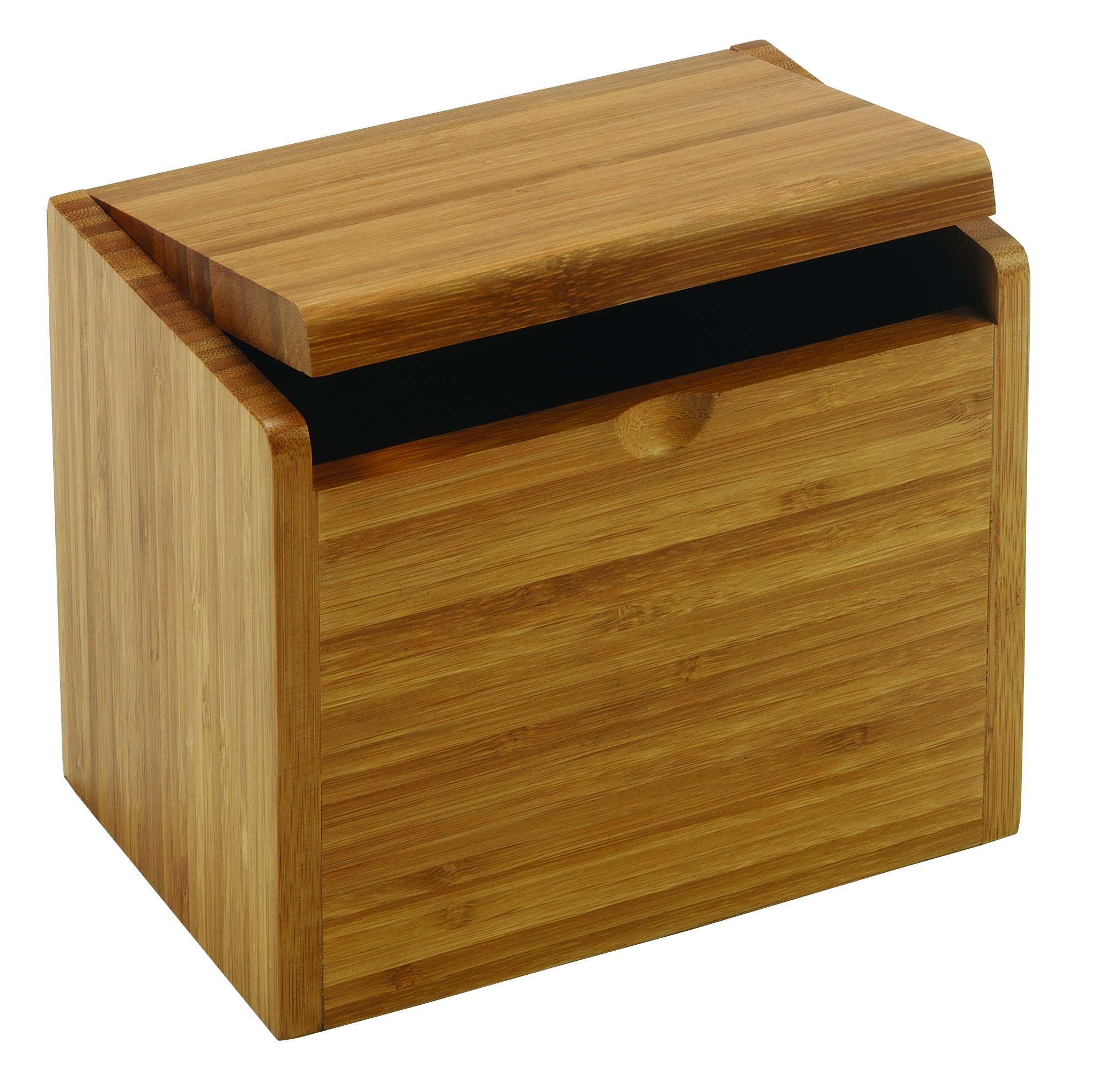 Meadowsweet Kitchens Bamboo Recipe Card Box - Organize & Store Recipe Cards - Perfect for Home Chefs & Cooking Enthusiasts