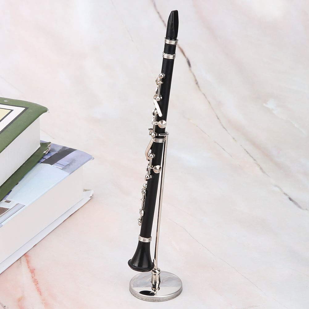 Mini Clarinet Model Kit - Musical Instrument Collectible for Music Lovers | Perfect Desk Decor & Gift for Musicians | Great for Home Office, Studio Decor & Music Classroom Accessories