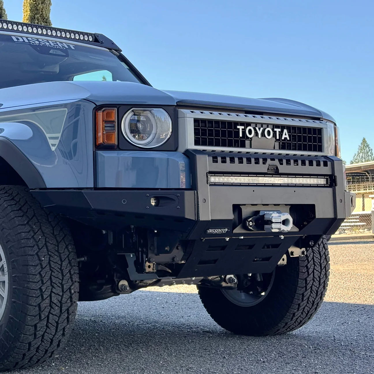 Dissent Off Road Modular Front Winch Bumper for 2024+ Toyota Land Cruiser 250 | Heavy Duty Off-Road Bumper | Perfect for Rock Crawling & Overlanding Adventures